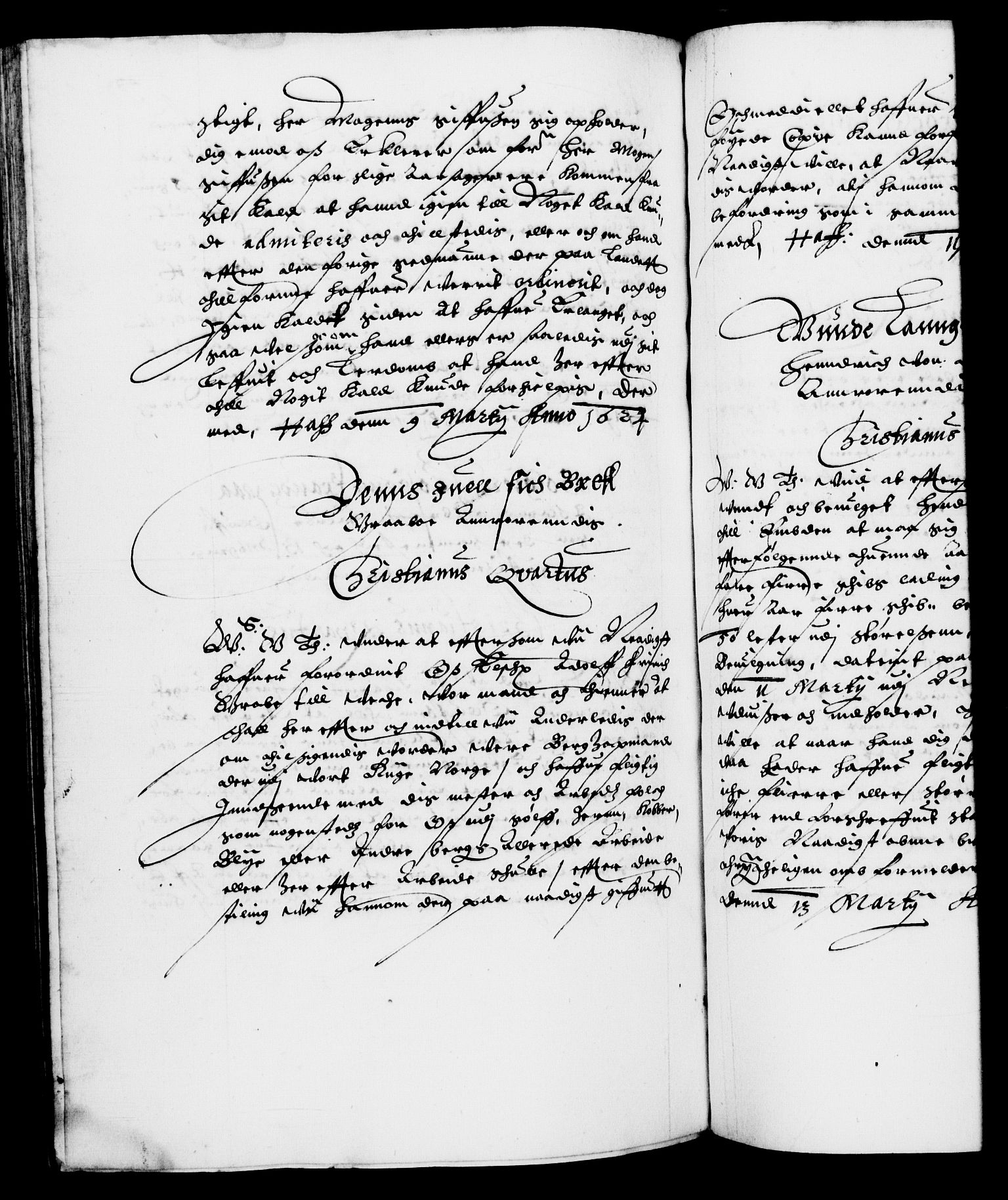 Danske Kanselli 1572-1799, AV/RA-EA-3023/F/Fc/Fca/Fcab/L0004: Norske tegnelser (mikrofilm), 1617-1627, p. 433b