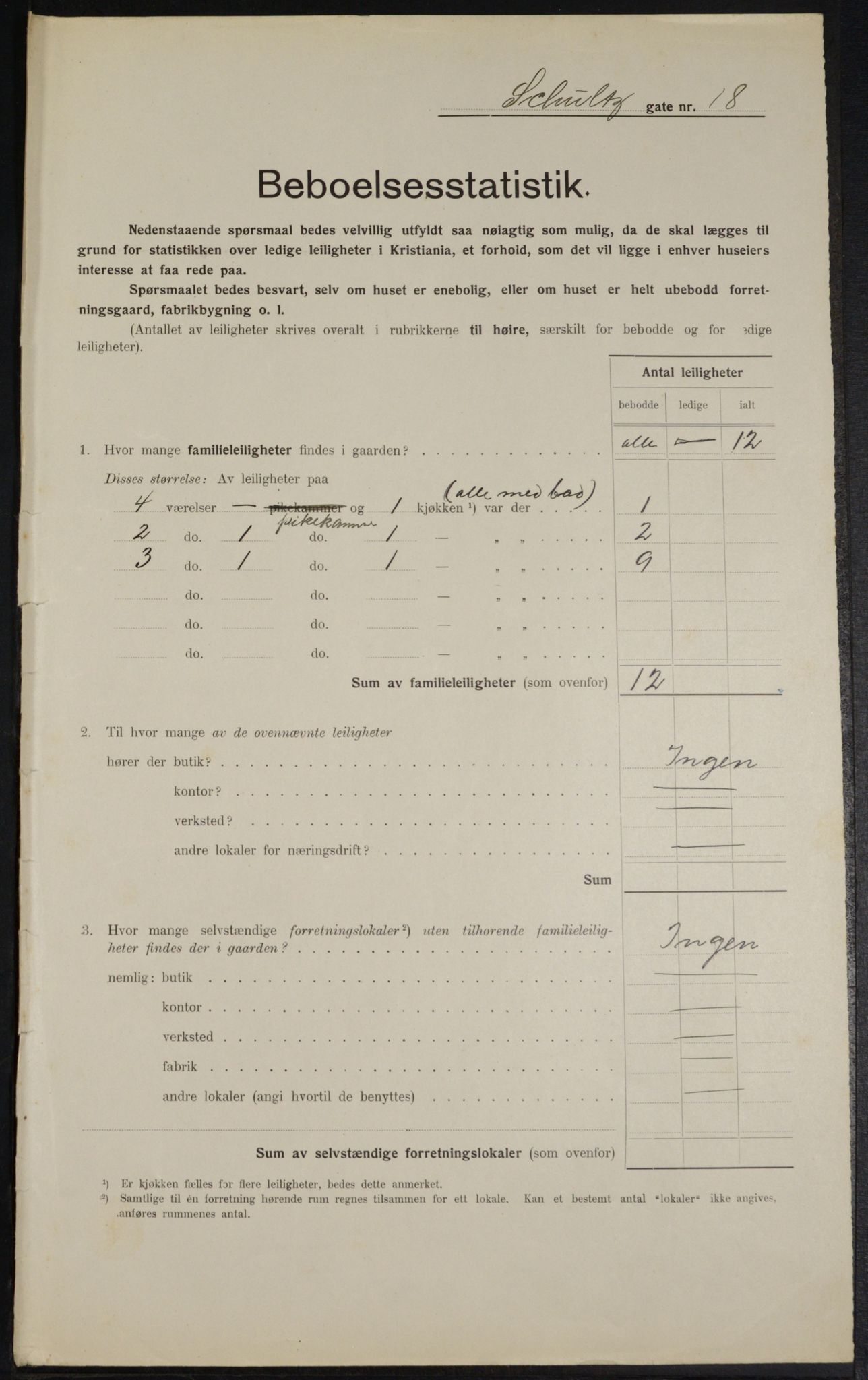 OBA, Municipal Census 1914 for Kristiania, 1914, p. 90598
