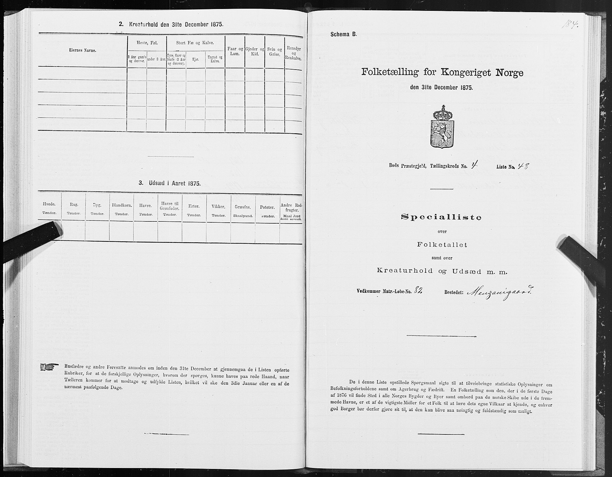 SAT, 1875 census for 1549P Bud, 1875, p. 2184