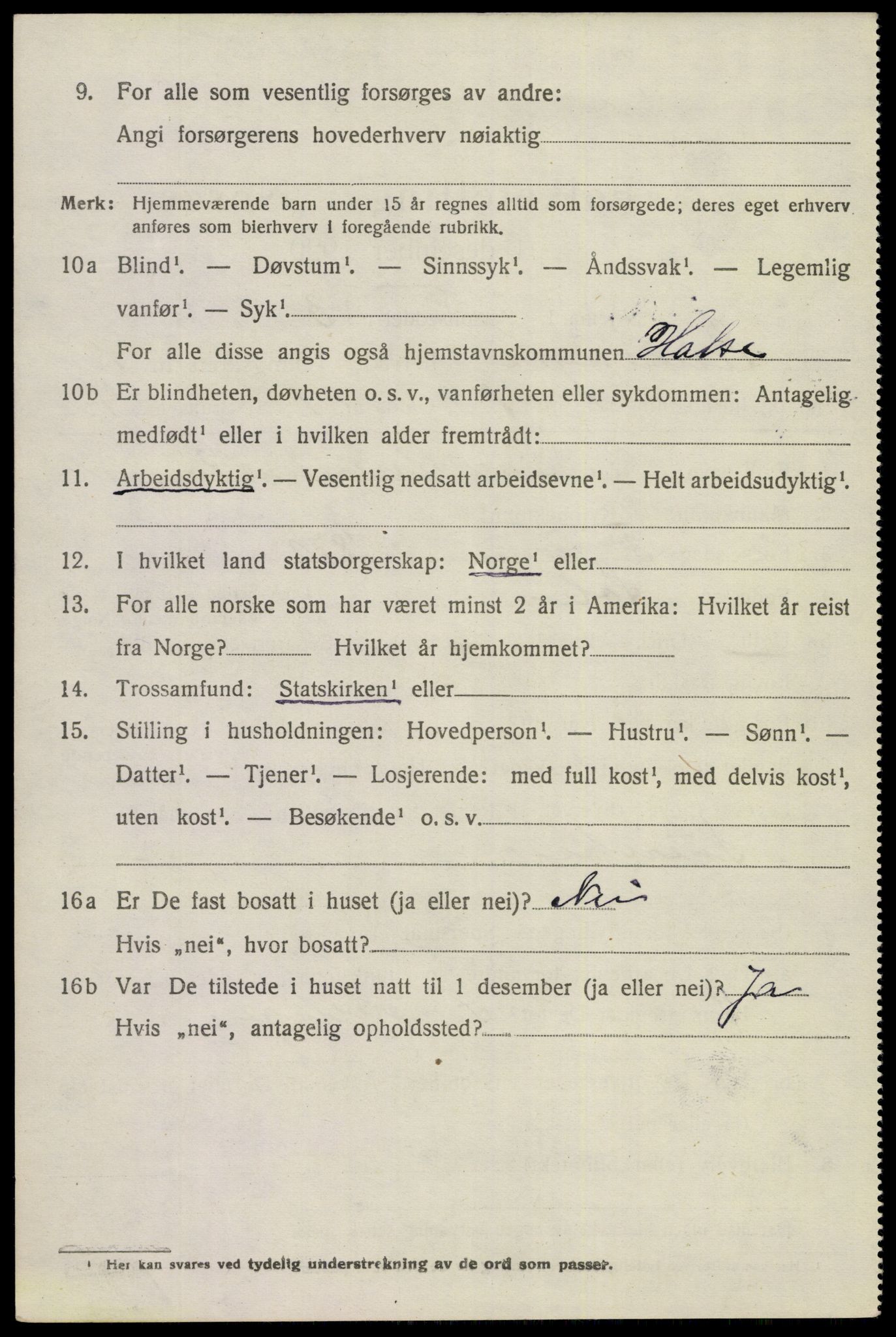 SAKO, 1920 census for Eidanger, 1920, p. 1617