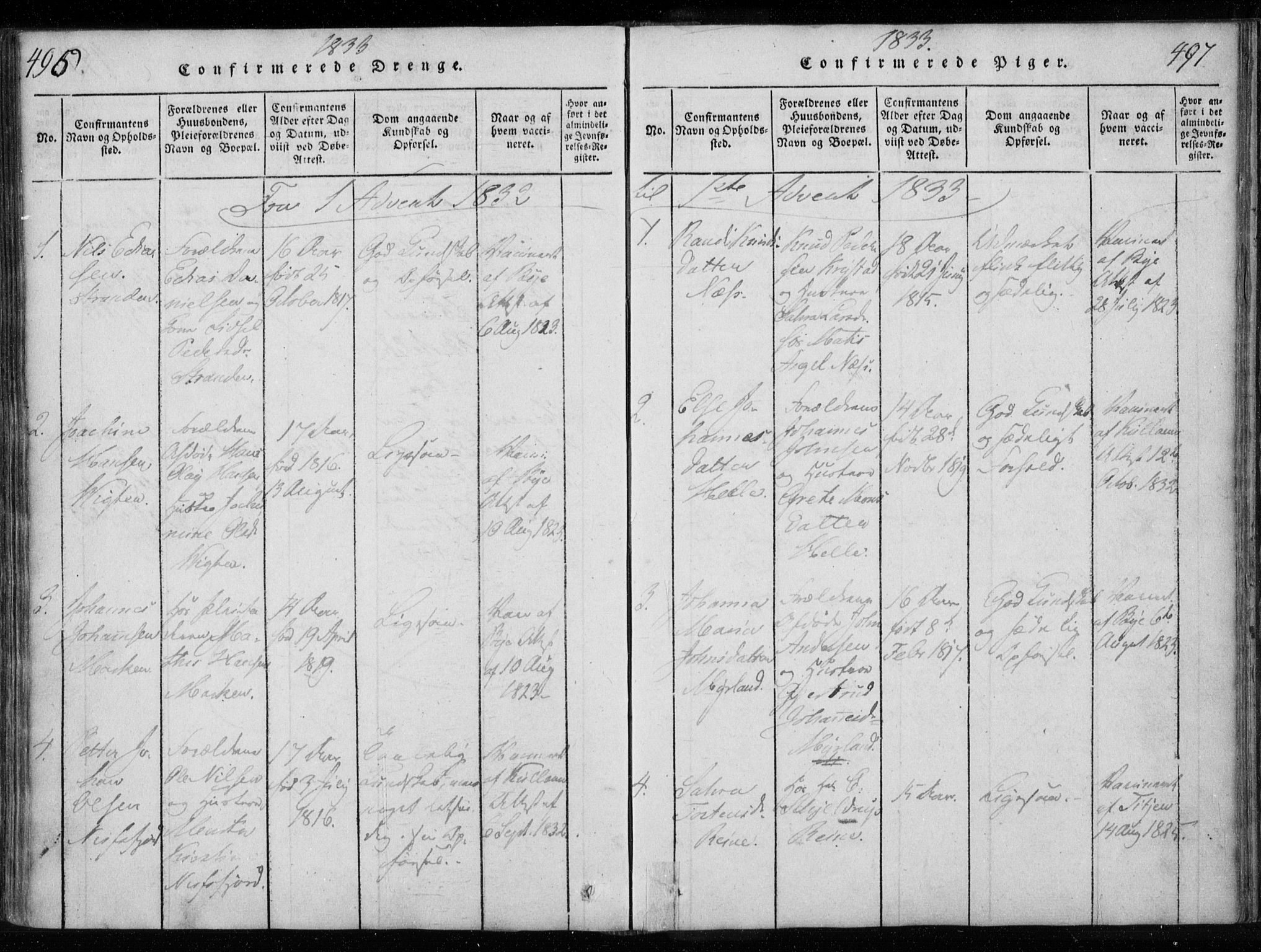 Ministerialprotokoller, klokkerbøker og fødselsregistre - Nordland, AV/SAT-A-1459/885/L1201: Parish register (official) no. 885A02, 1820-1837, p. 498-499