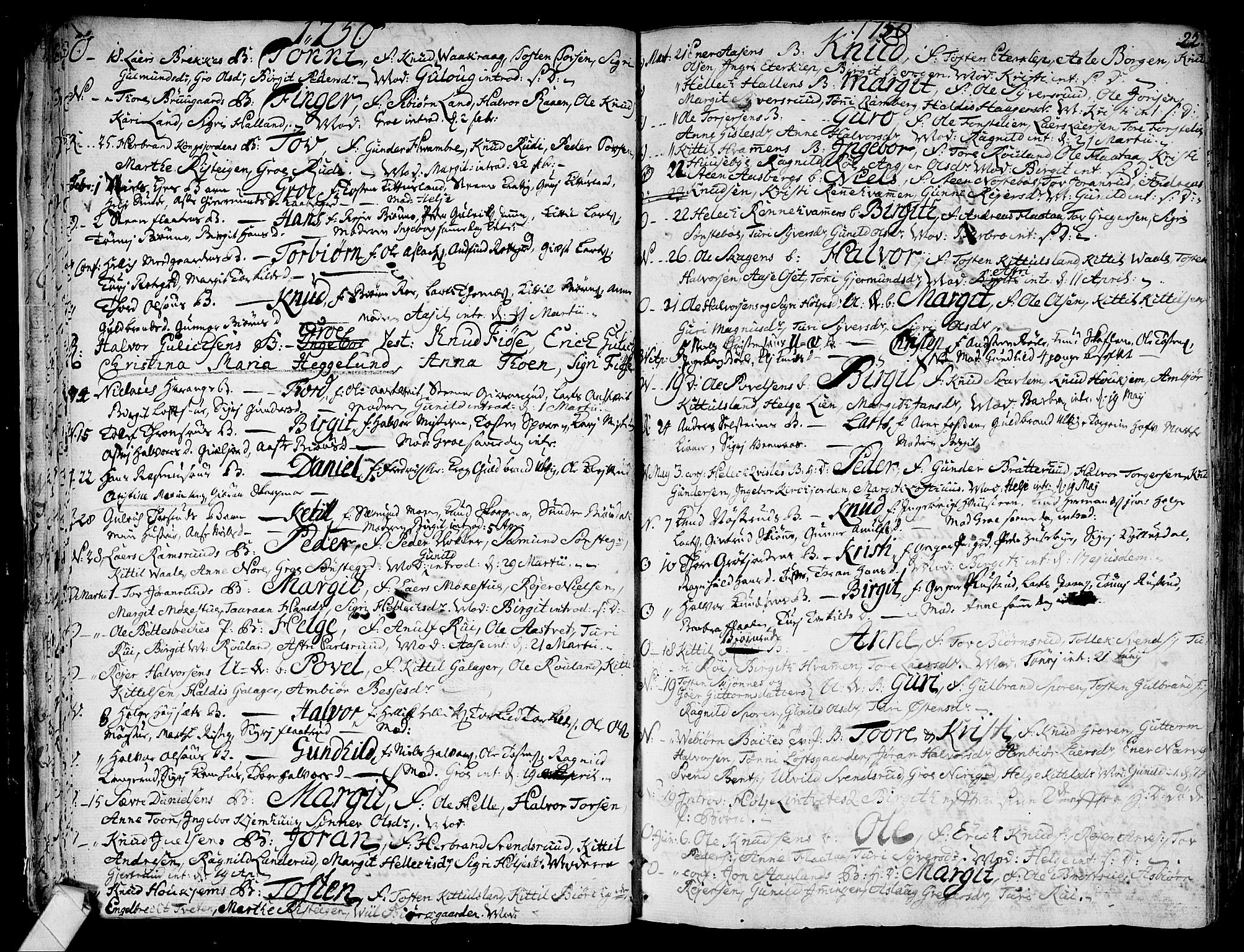 Rollag kirkebøker, AV/SAKO-A-240/F/Fa/L0003: Parish register (official) no. I 3, 1743-1778, p. 22