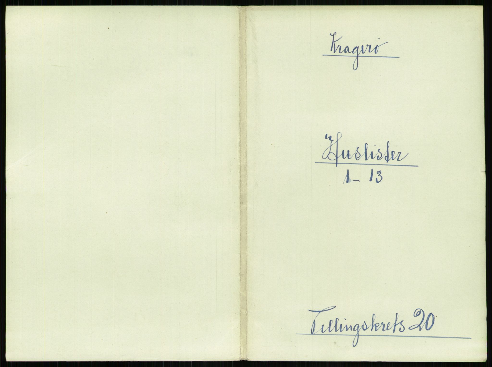 RA, 1891 census for 0801 Kragerø, 1891, p. 816