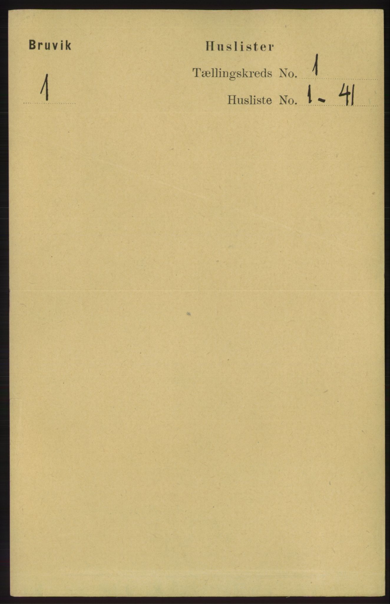 RA, 1891 census for 1251 Bruvik, 1891, p. 28