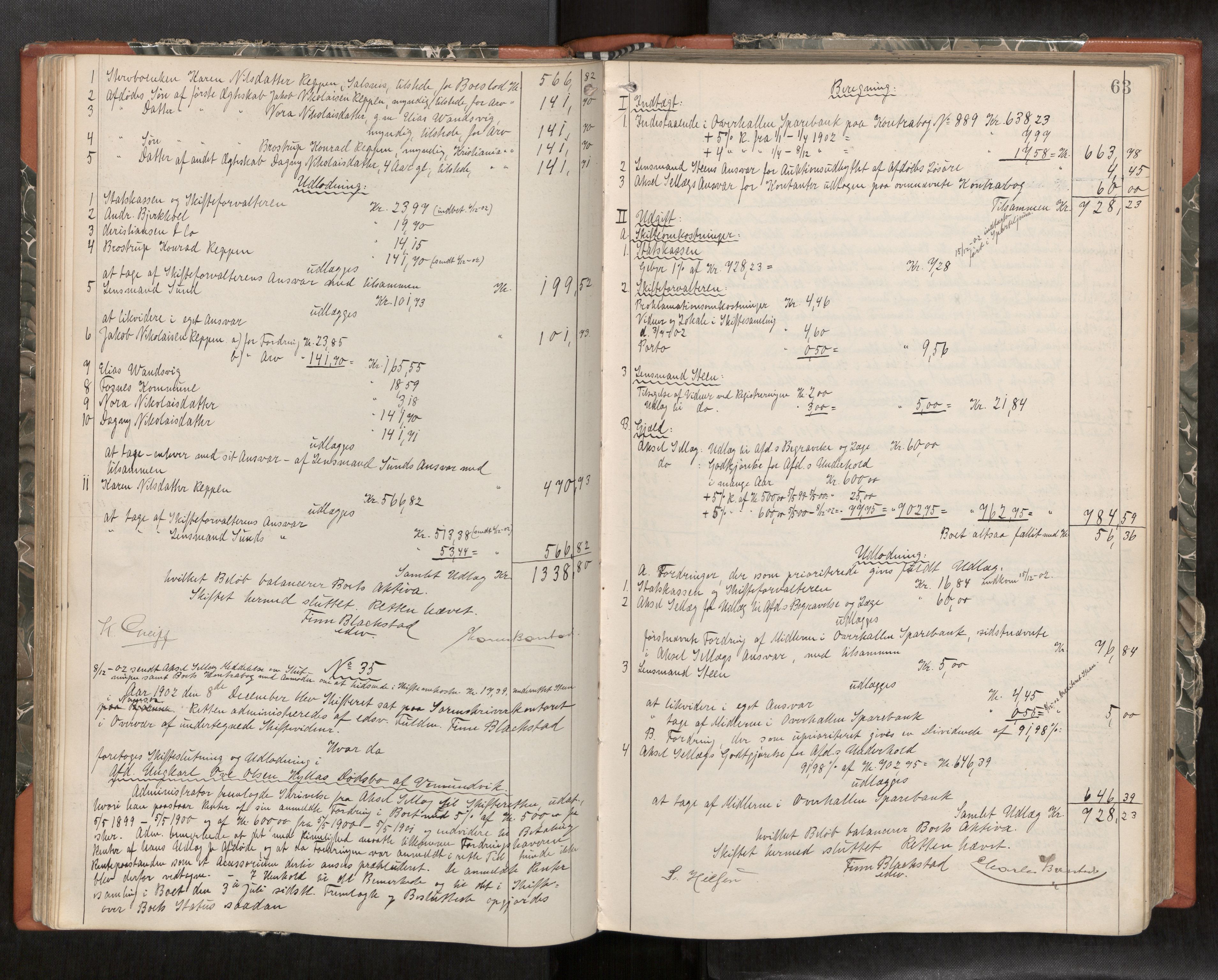 Namdal sorenskriveri, AV/SAT-A-4133/1/3/3A/L0047: Skifteprotokoll nr. 9, 1900-1909, p. 63