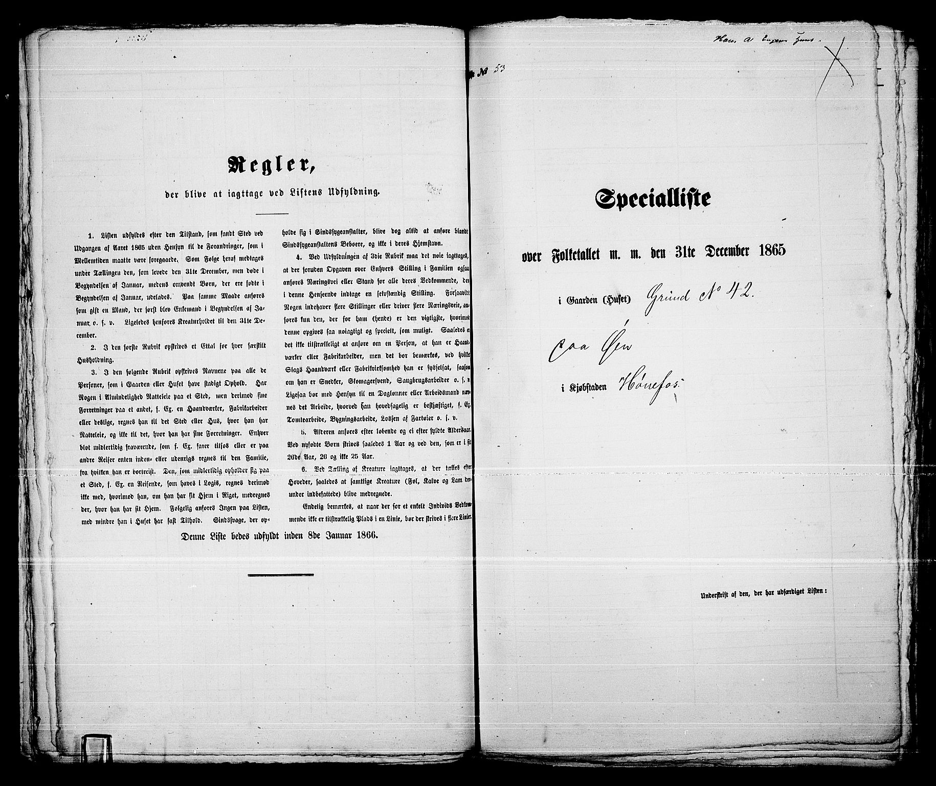 RA, 1865 census for Norderhov/Hønefoss, 1865, p. 104