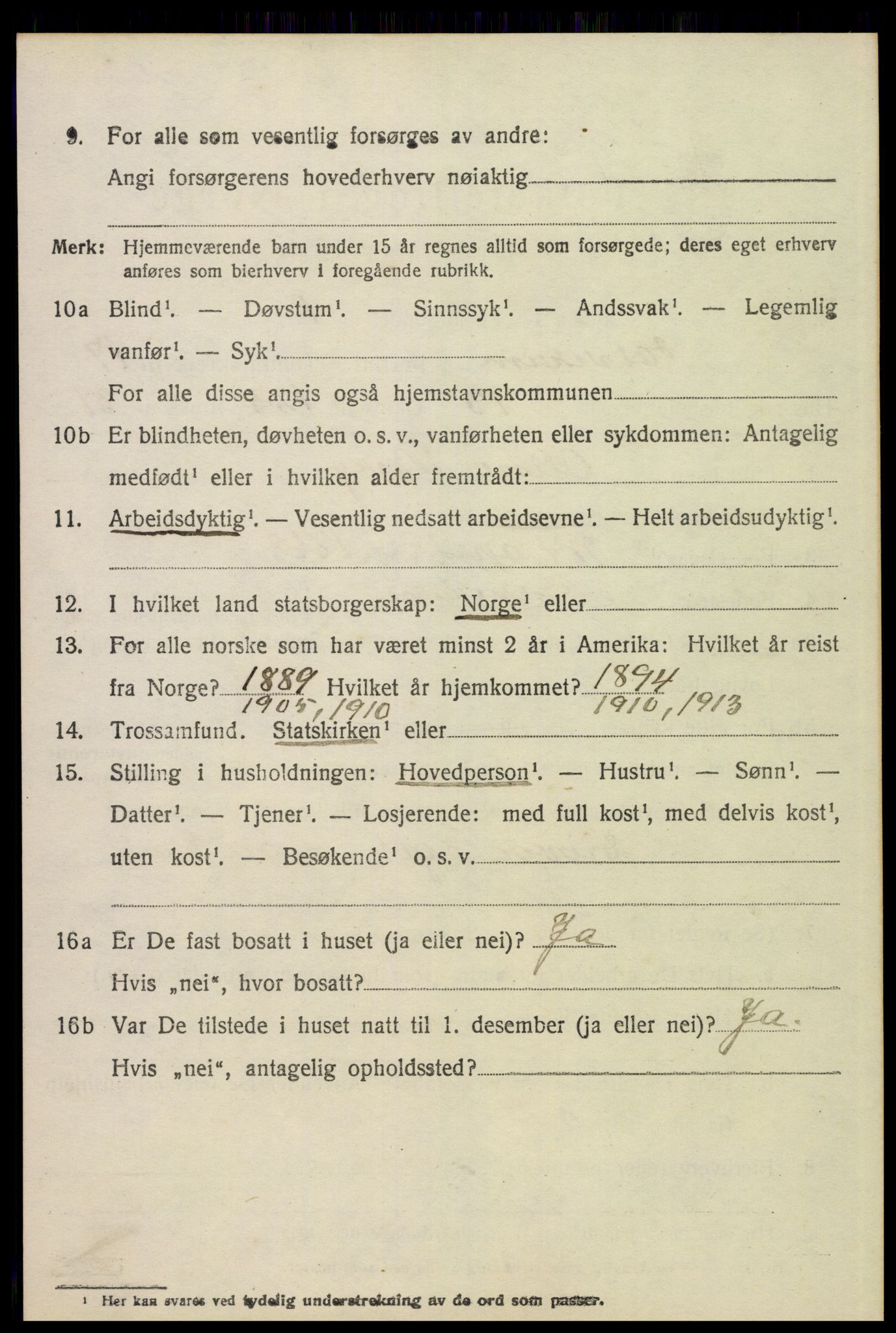 SAH, 1920 census for Elverum, 1920, p. 21431