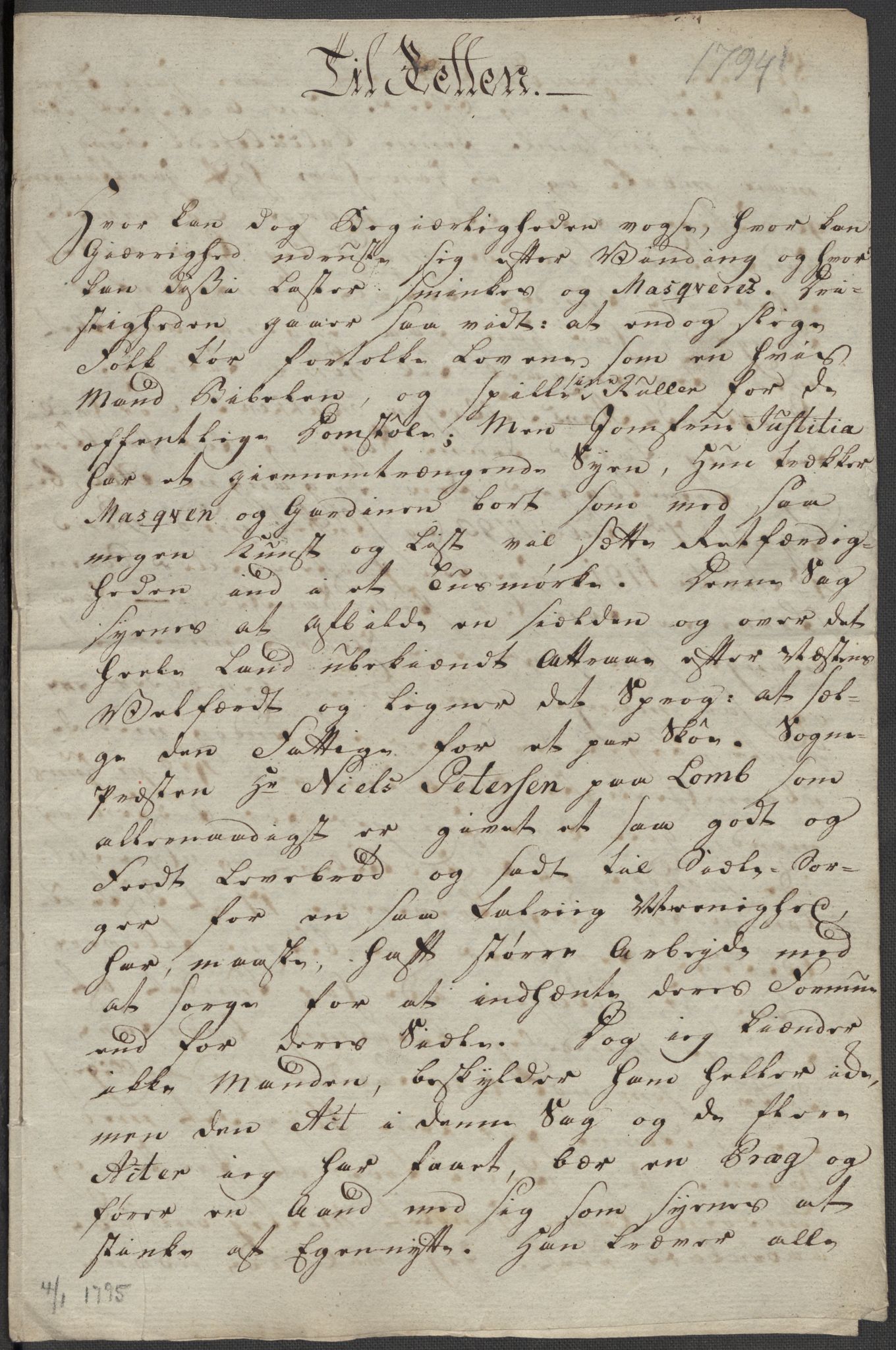 Riksarkivets diplomsamling, AV/RA-EA-5965/F15/L0012: Prestearkiv - Oppland, 1584-1794, p. 215