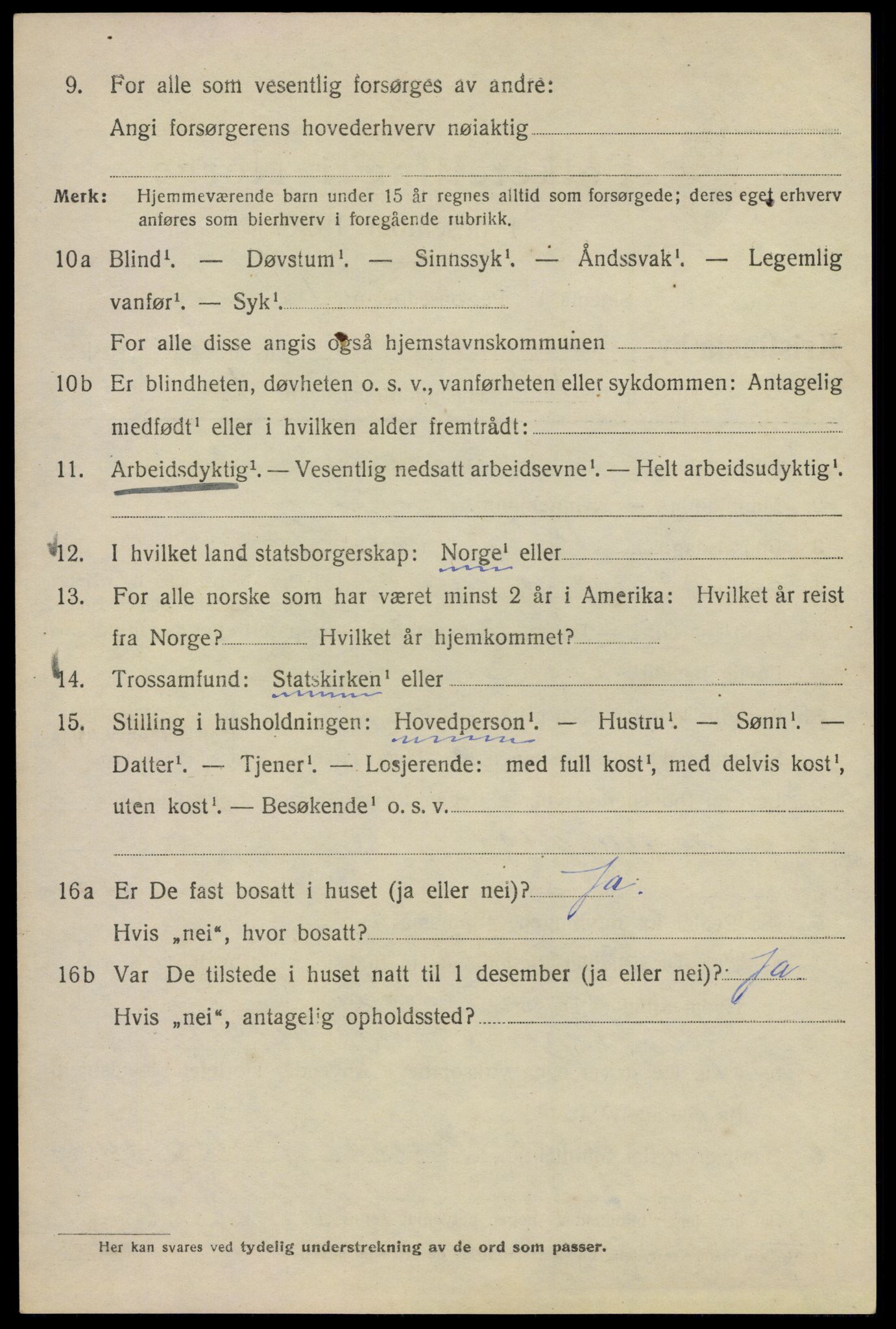 SAO, 1920 census for Kristiania, 1920, p. 500524