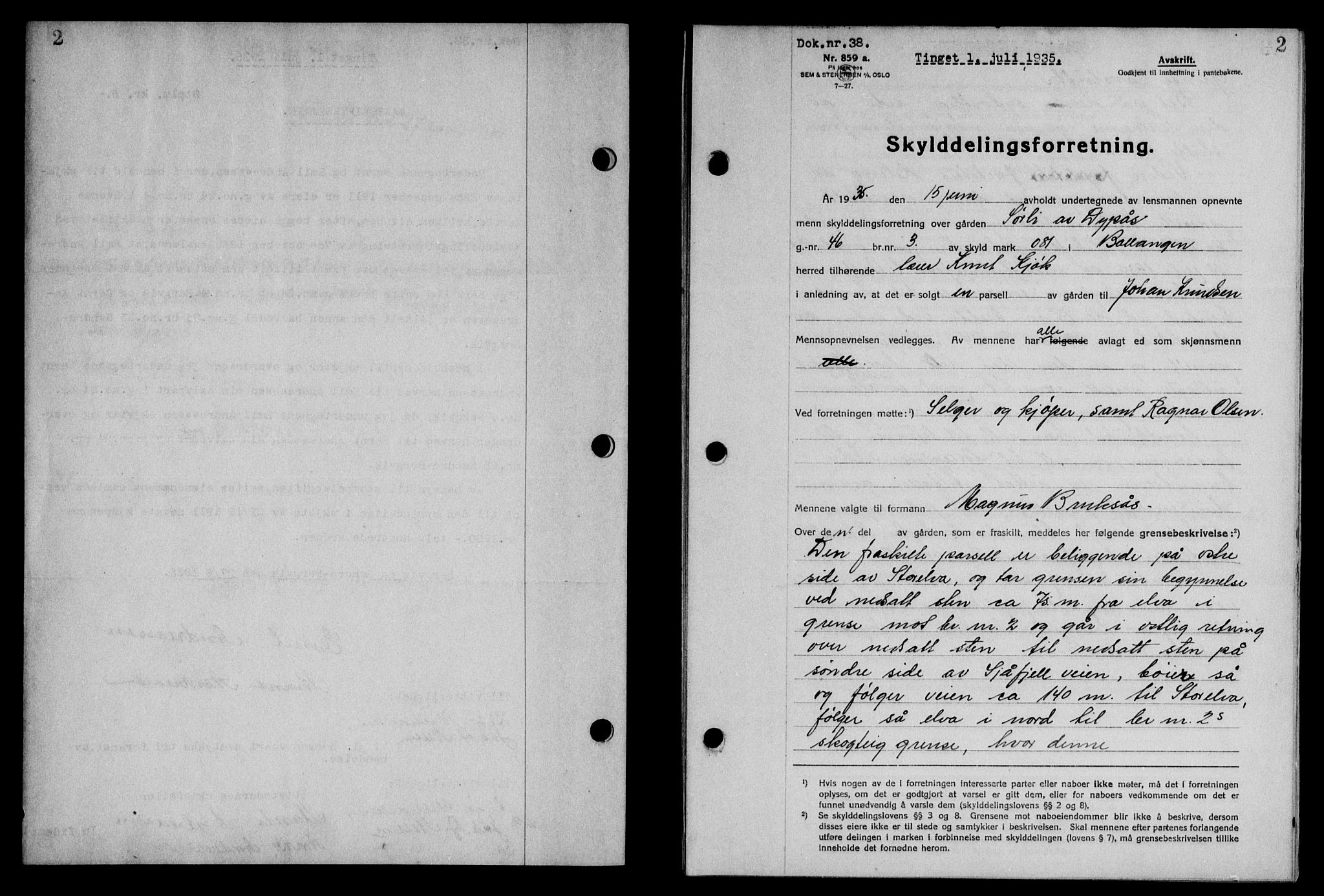 Steigen og Ofoten sorenskriveri, SAT/A-0030/1/2/2C/L0026: Mortgage book no. 30, 1935-1936, Deed date: 01.07.1935