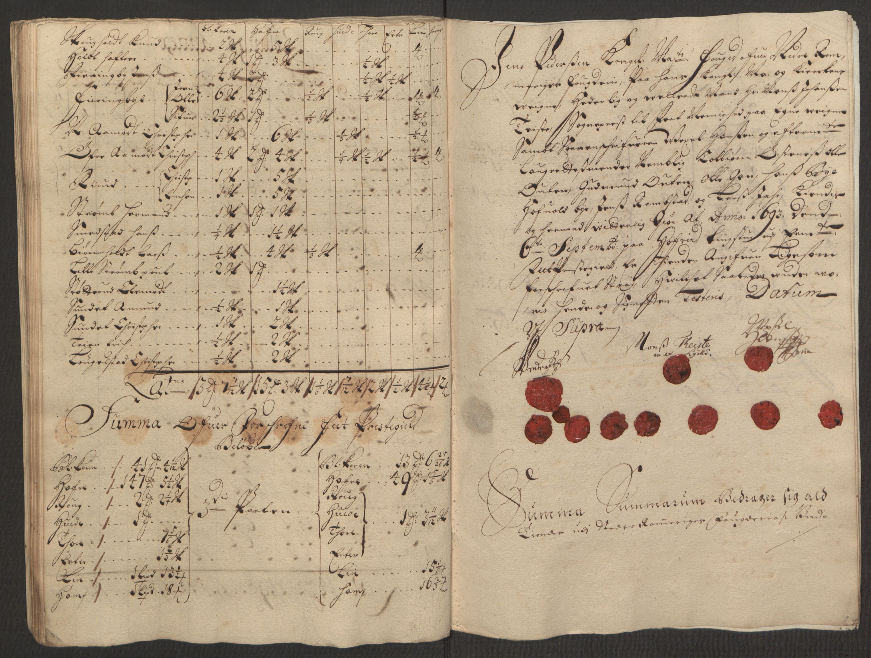 Rentekammeret inntil 1814, Reviderte regnskaper, Fogderegnskap, AV/RA-EA-4092/R11/L0578: Fogderegnskap Nedre Romerike, 1693, p. 66