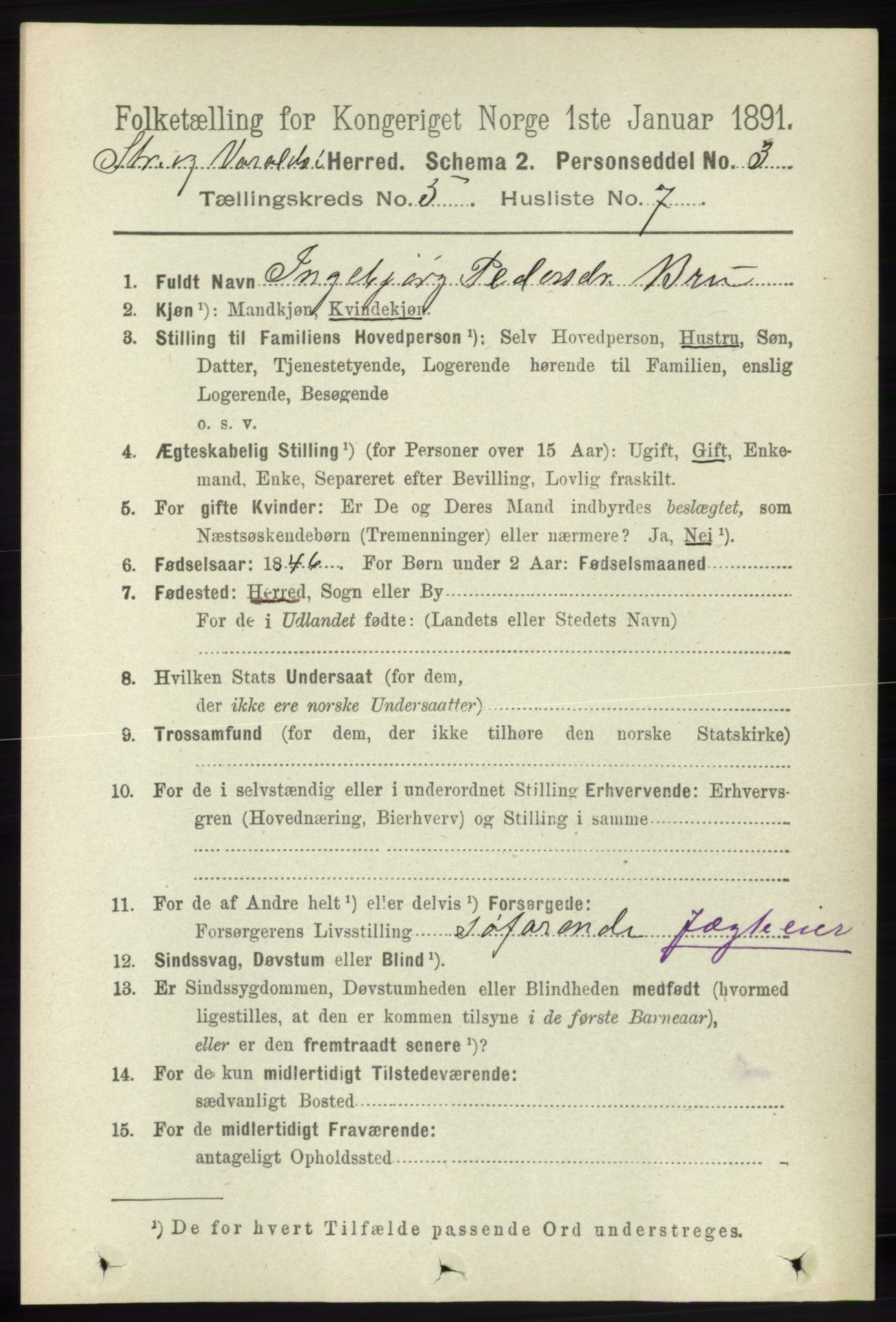 RA, 1891 census for 1226 Strandebarm og Varaldsøy, 1891, p. 1921