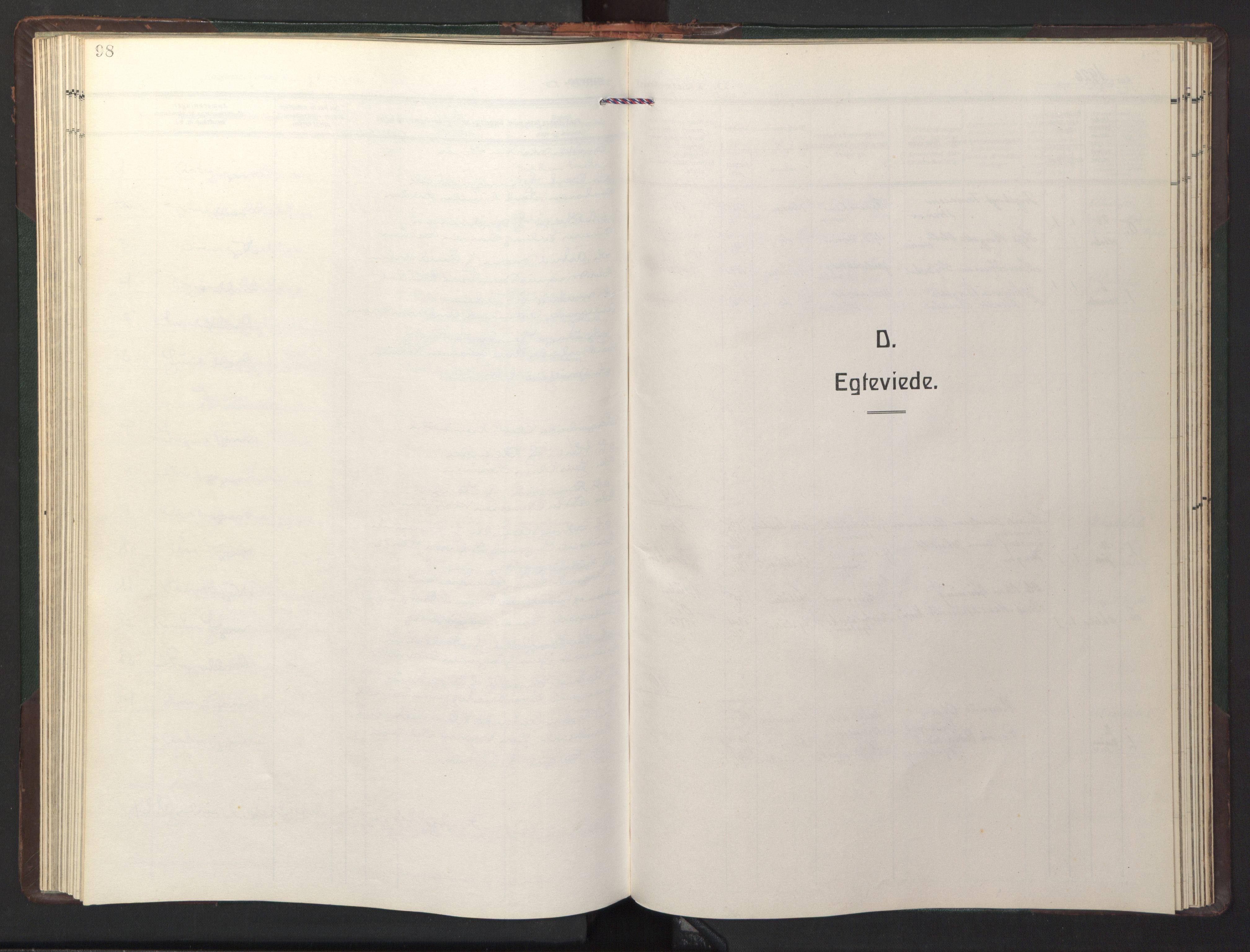 Ministerialprotokoller, klokkerbøker og fødselsregistre - Sør-Trøndelag, SAT/A-1456/681/L0944: Parish register (copy) no. 681C08, 1926-1954, p. 98