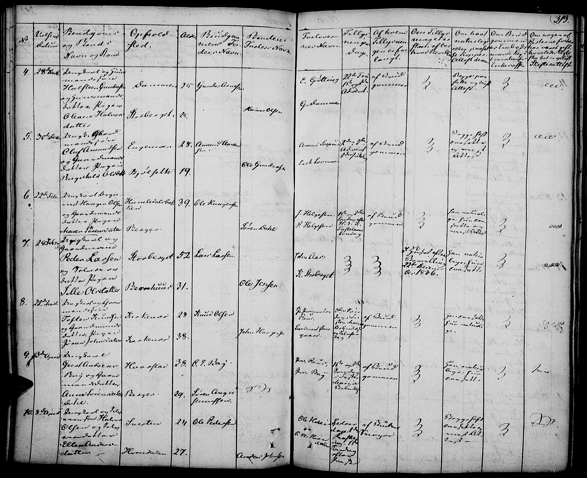 Elverum prestekontor, AV/SAH-PREST-044/H/Ha/Haa/L0008: Parish register (official) no. 8, 1830-1842, p. 313