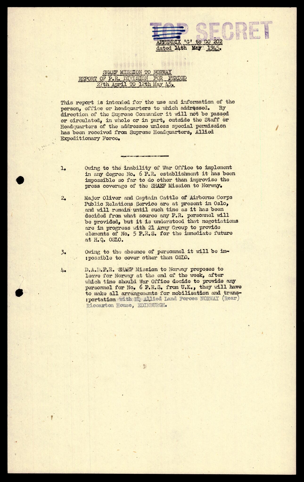 Forsvarets Overkommando. 2 kontor. Arkiv 11.4. Spredte tyske arkivsaker, AV/RA-RAFA-7031/D/Dar/Darc/L0015: FO.II, 1945-1946, p. 245