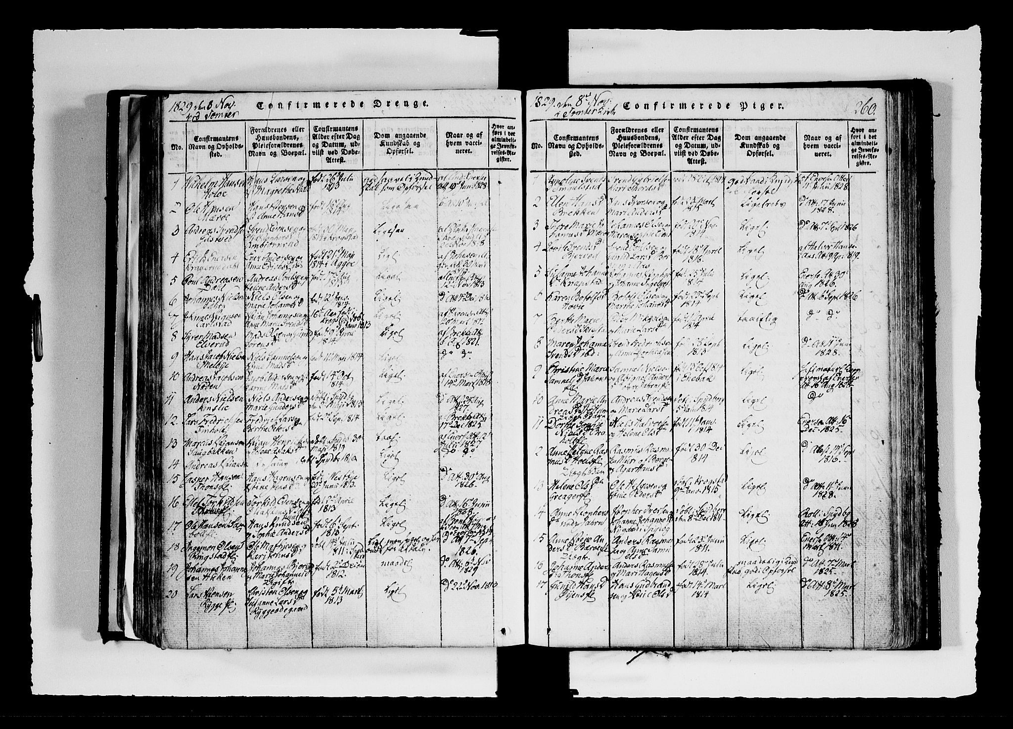 Hobøl prestekontor Kirkebøker, AV/SAO-A-2002/F/Fa/L0002: Parish register (official) no. I 2, 1814-1841, p. 260