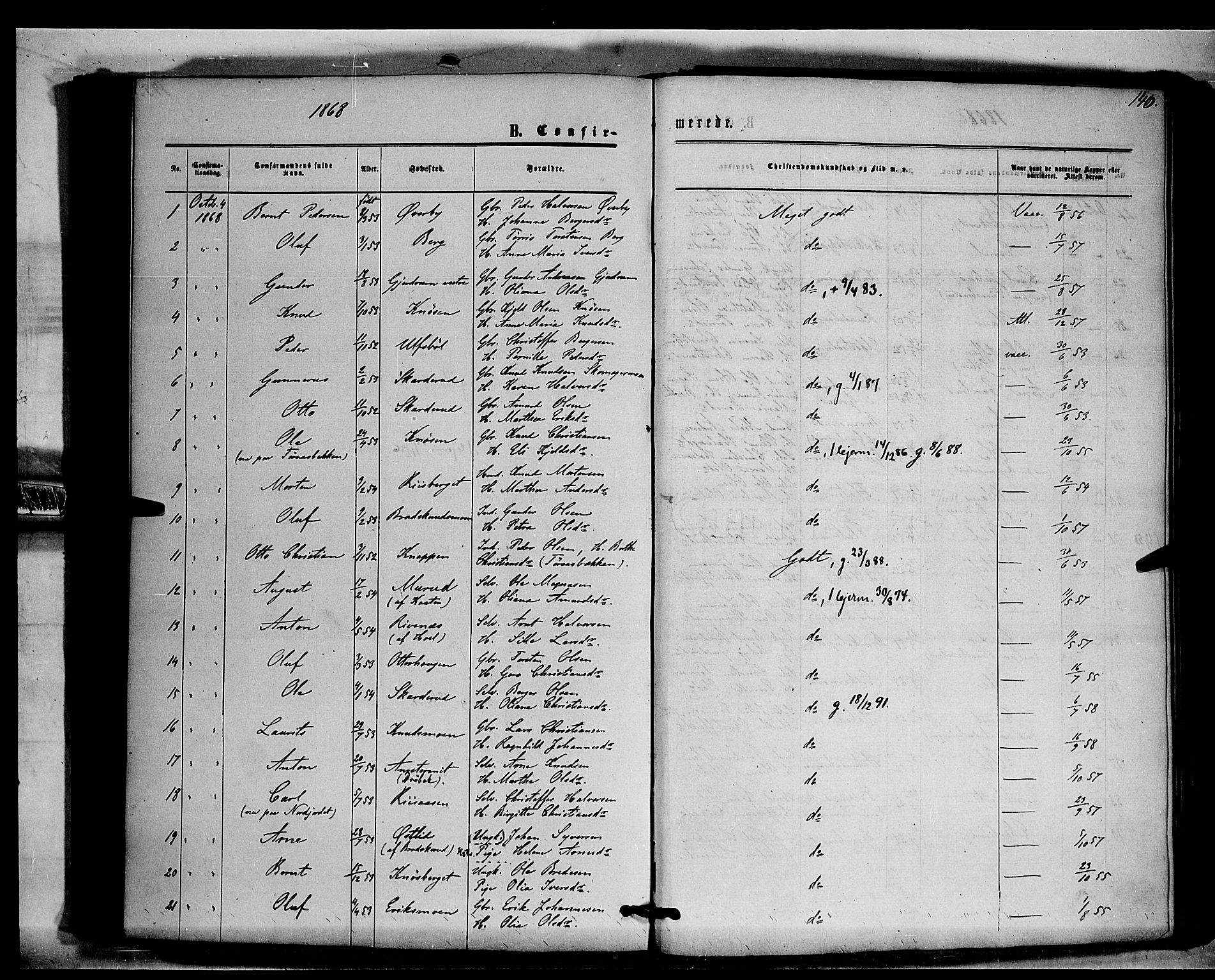 Våler prestekontor, Hedmark, SAH/PREST-040/H/Ha/Haa/L0002: Parish register (official) no. 2, 1867-1878, p. 146