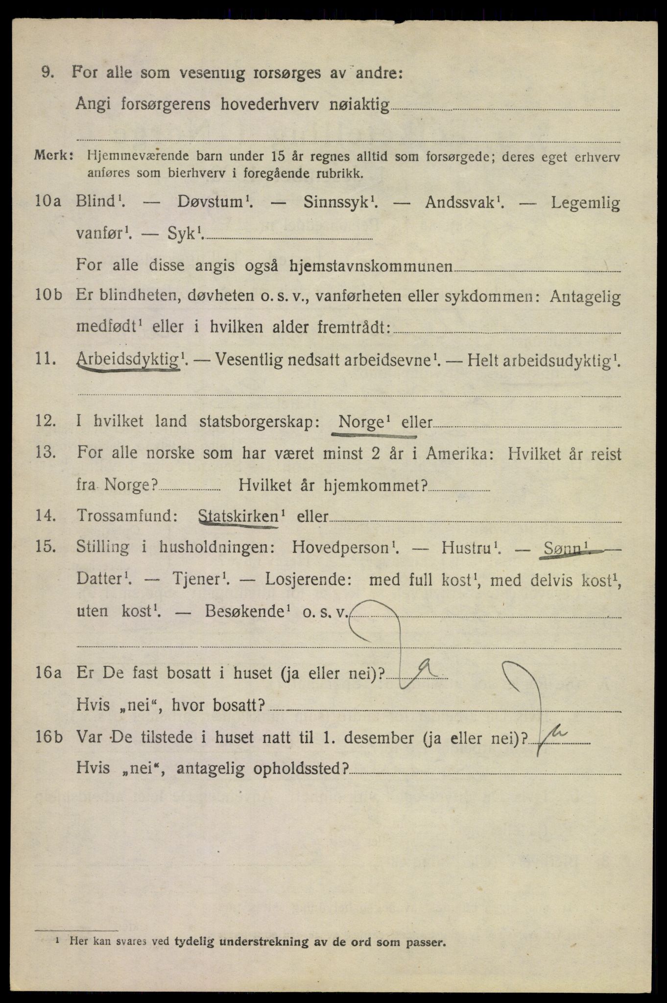 SAKO, 1920 census for Øvre Sandsvær, 1920, p. 5577