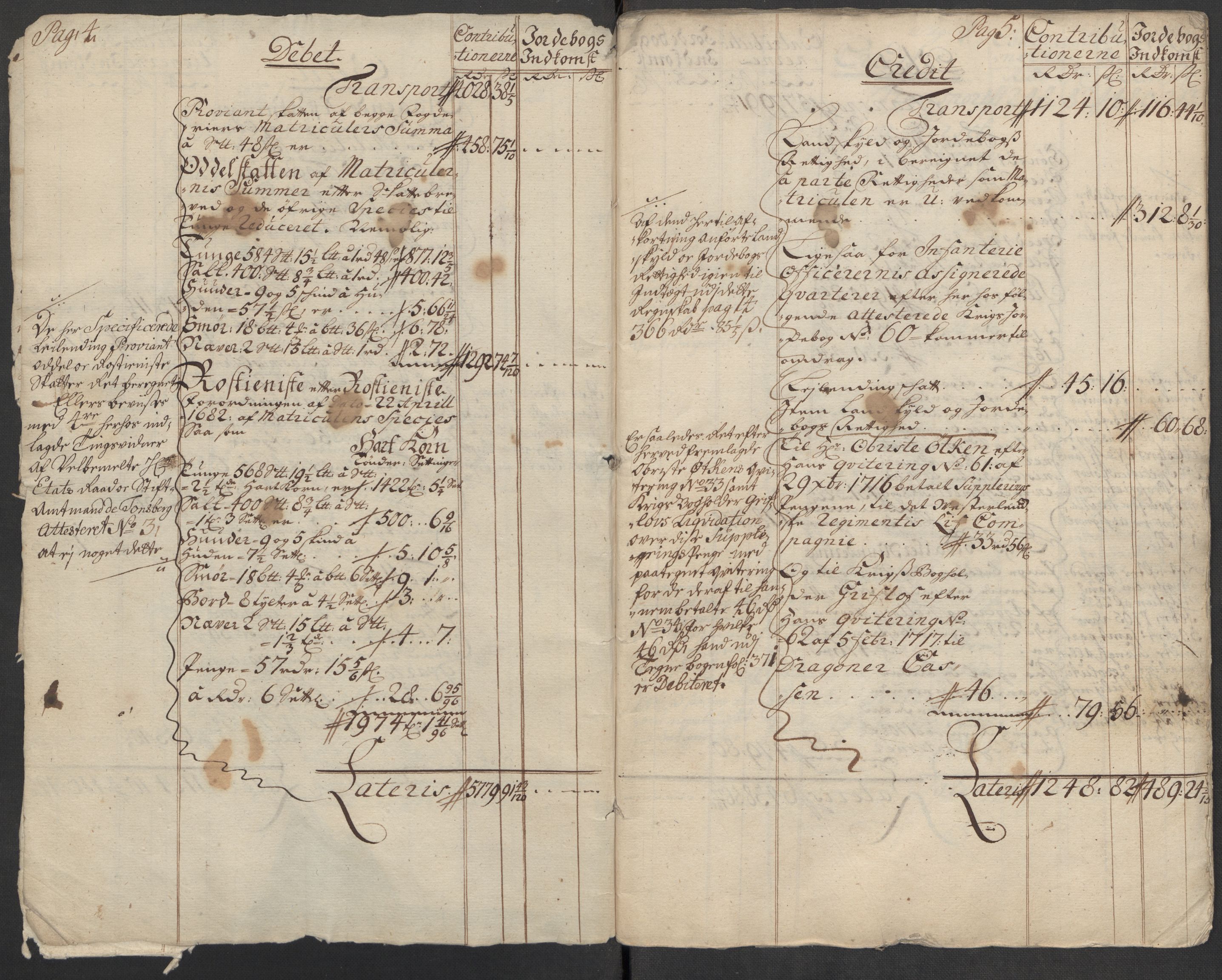 Rentekammeret inntil 1814, Reviderte regnskaper, Fogderegnskap, AV/RA-EA-4092/R10/L0454: Fogderegnskap Aker og Follo, 1716, p. 5