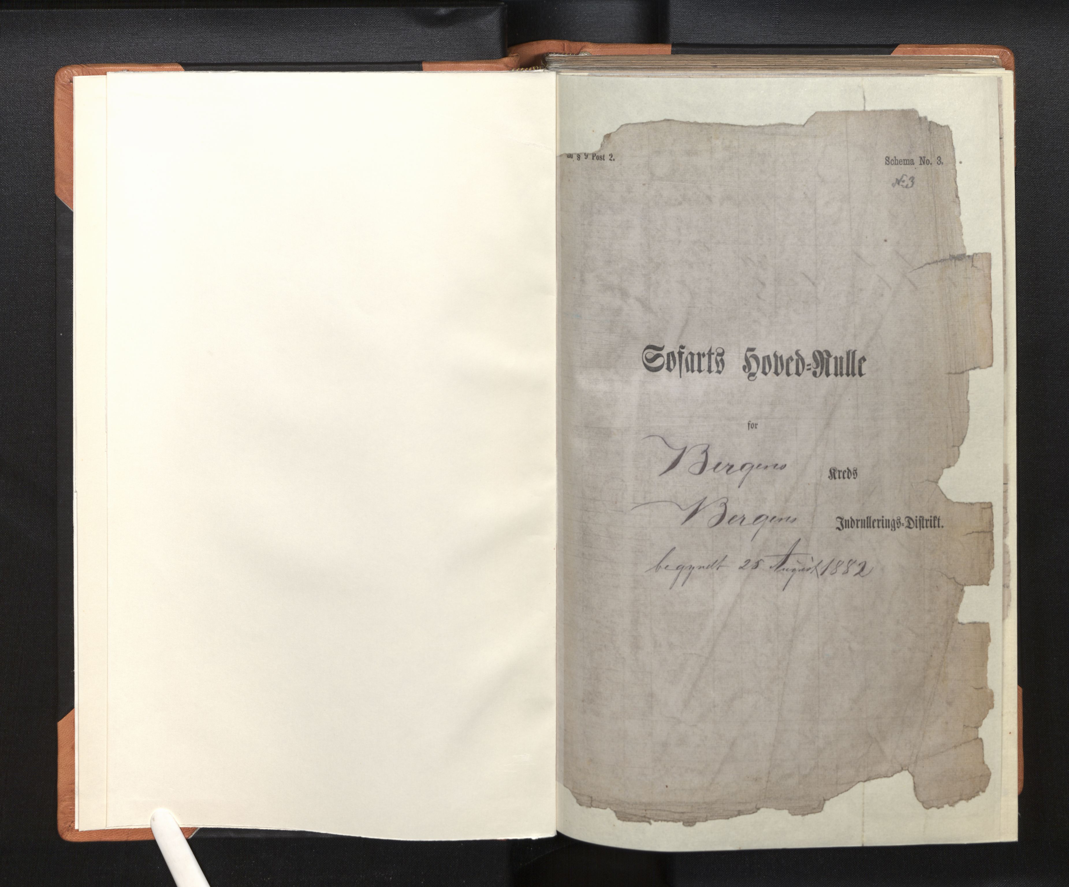 Innrulleringssjefen i Bergen, AV/SAB-A-100050/F/Fc/L0008: Sjøfartshovedrulle, nr. 4805 - 5390, 1882-1889