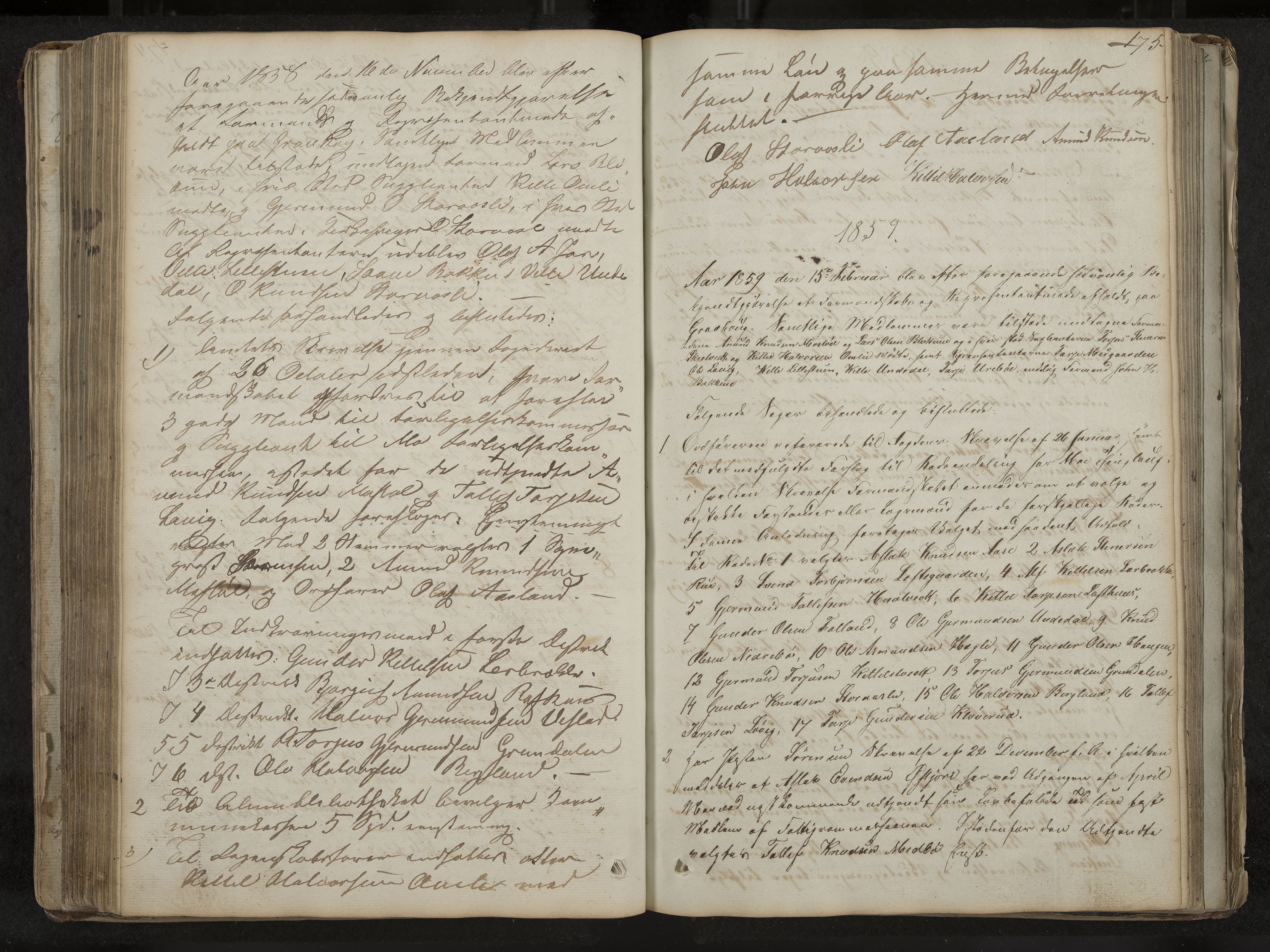 Mo formannskap og sentraladministrasjon, IKAK/0832021/A/L0001: Møtebok Mo og Skafså, 1837-1882, p. 175