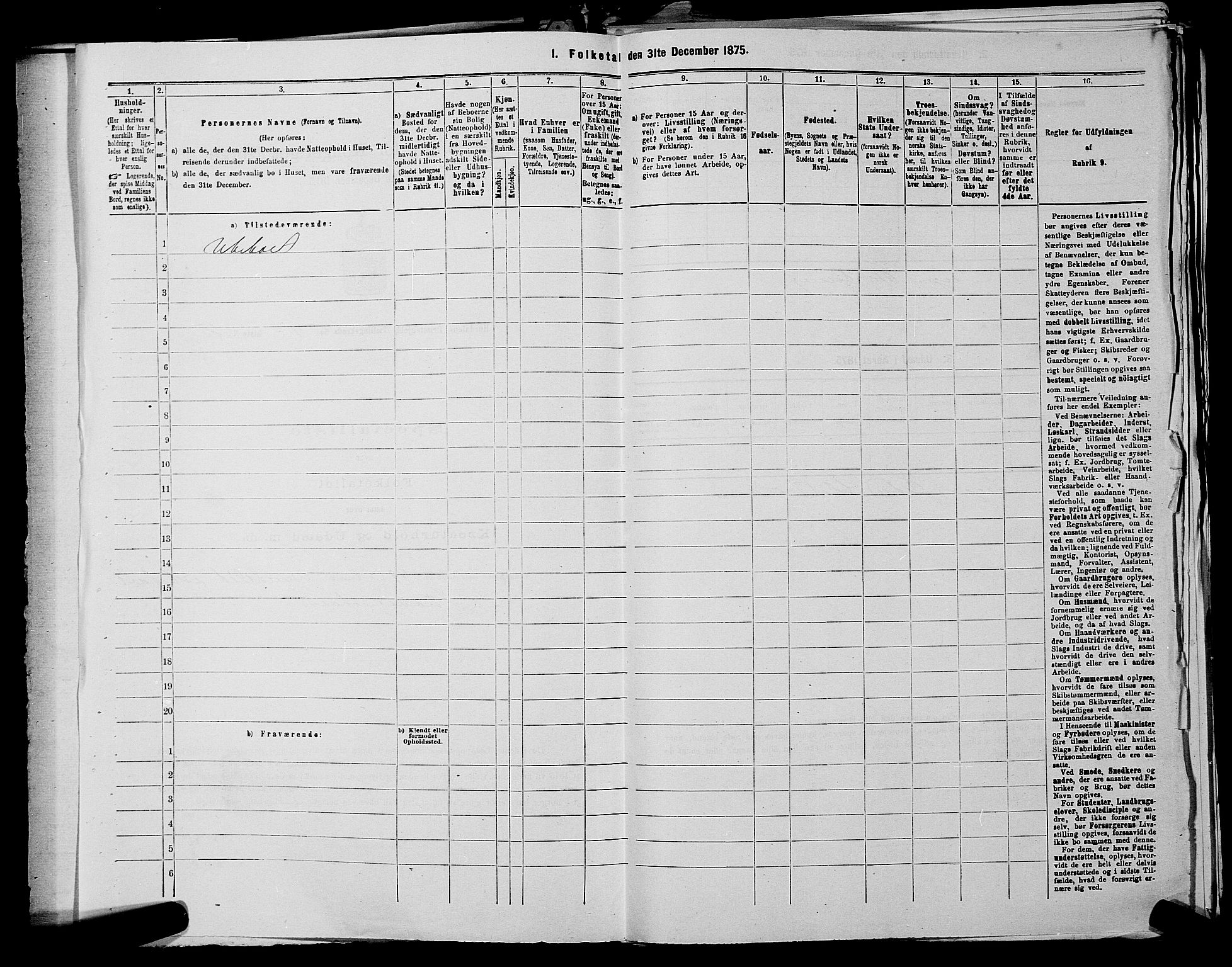 RA, 1875 census for 0239P Hurdal, 1875, p. 589