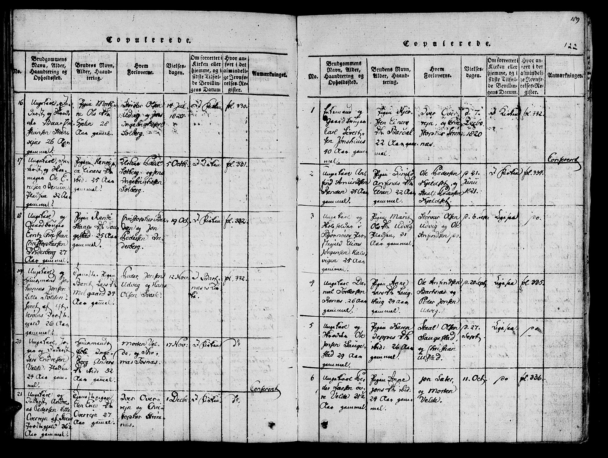 Ministerialprotokoller, klokkerbøker og fødselsregistre - Nord-Trøndelag, SAT/A-1458/741/L0387: Parish register (official) no. 741A03 /1, 1817-1822, p. 122