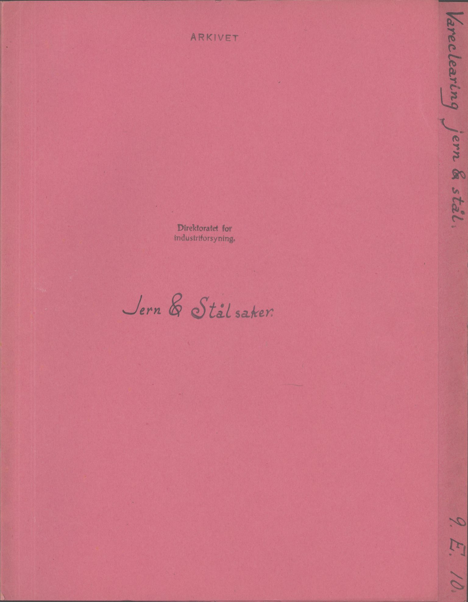 Direktoratet for industriforsyning, Sekretariatet, AV/RA-S-4153/D/Df/L0056: 9. Metallkontoret, 1940-1945, p. 683