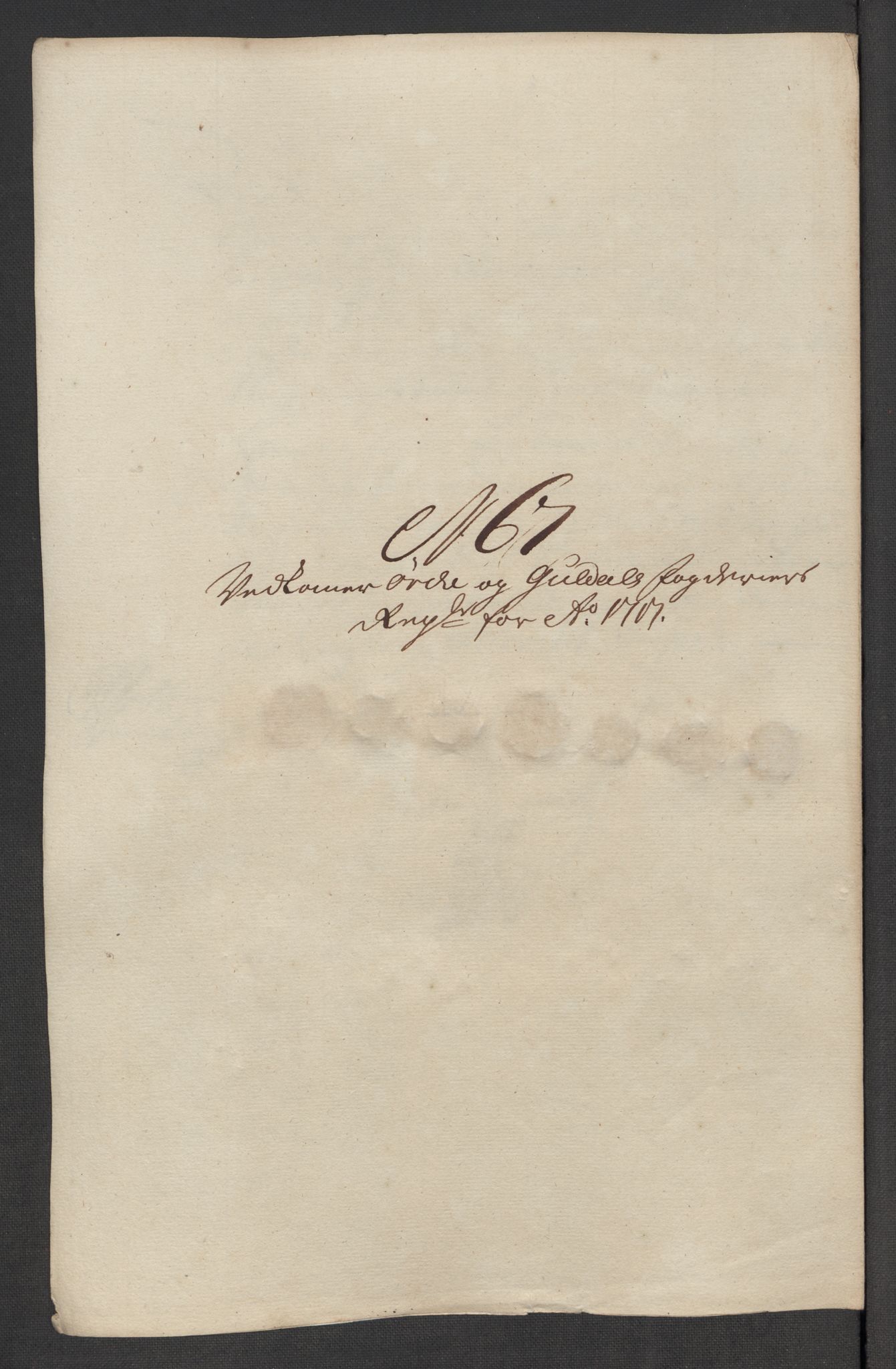 Rentekammeret inntil 1814, Reviderte regnskaper, Fogderegnskap, RA/EA-4092/R60/L3969: Fogderegnskap Orkdal og Gauldal, 1717, p. 503