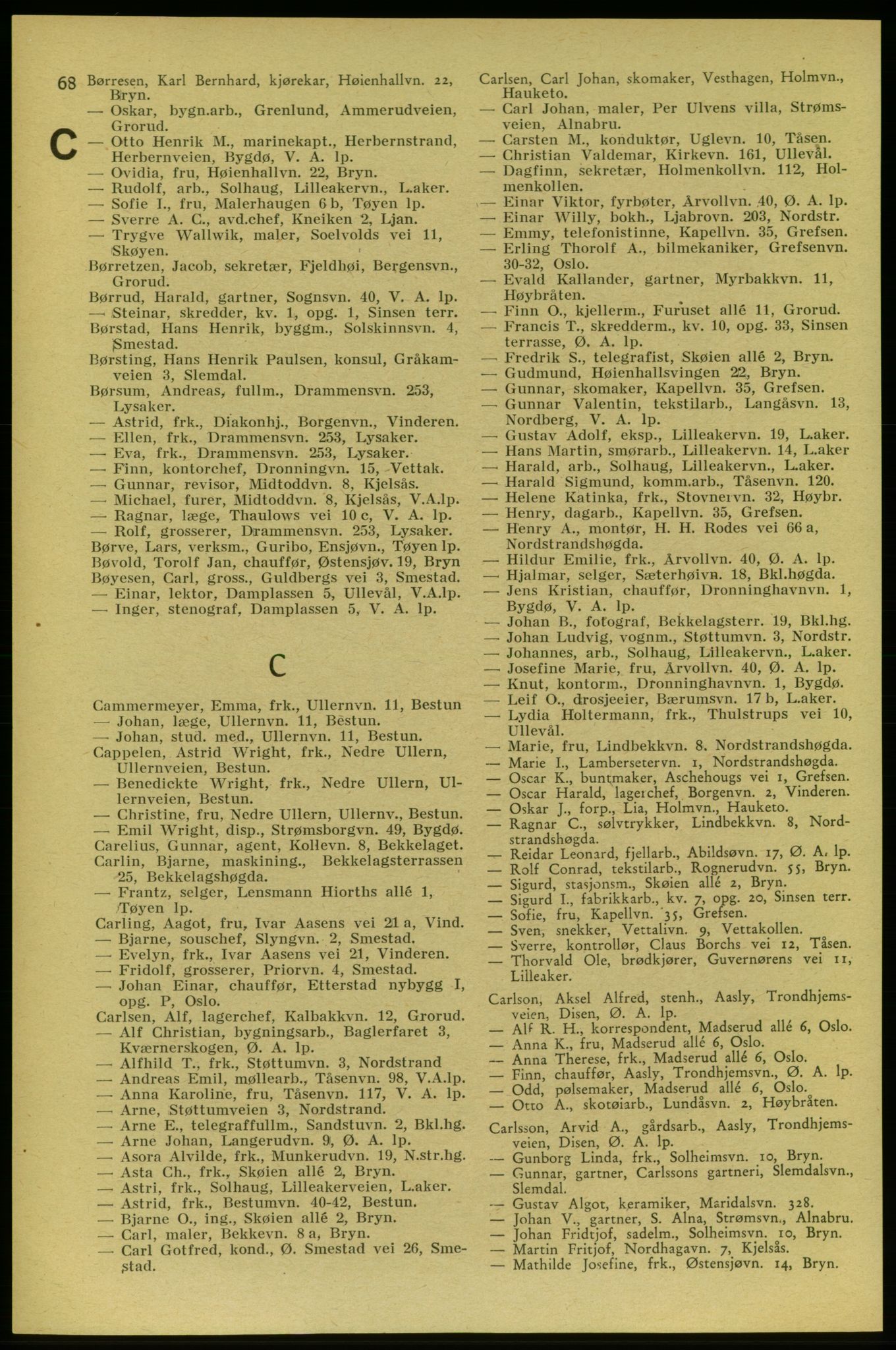 Aker adressebok/adressekalender, PUBL/001/A/006: Aker adressebok, 1937-1938, p. 68