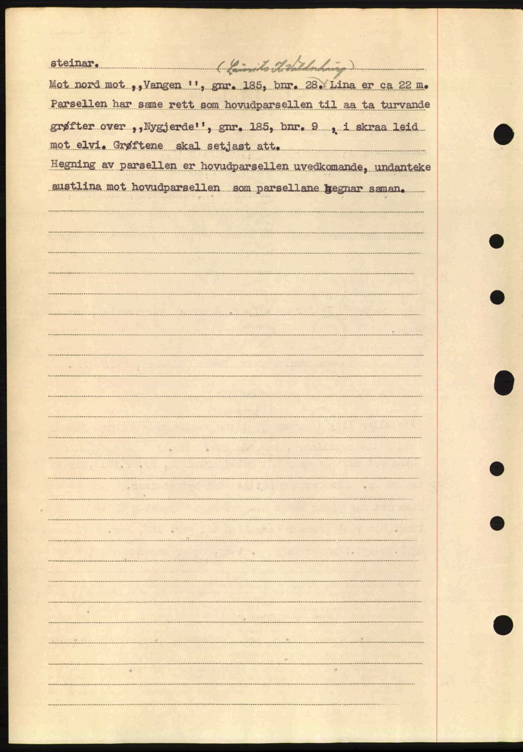 Nordre Sunnmøre sorenskriveri, AV/SAT-A-0006/1/2/2C/2Ca: Mortgage book no. A16, 1943-1943, Diary no: : 993/1943