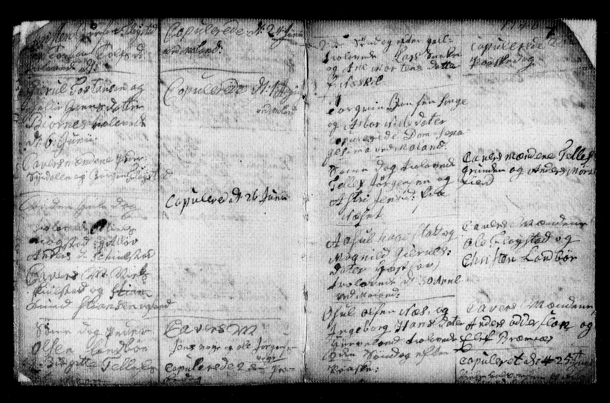 Holt sokneprestkontor, AV/SAK-1111-0021/F/Fa/L0002: Parish register (official) no. A 2, 1739-1753, p. 6-7