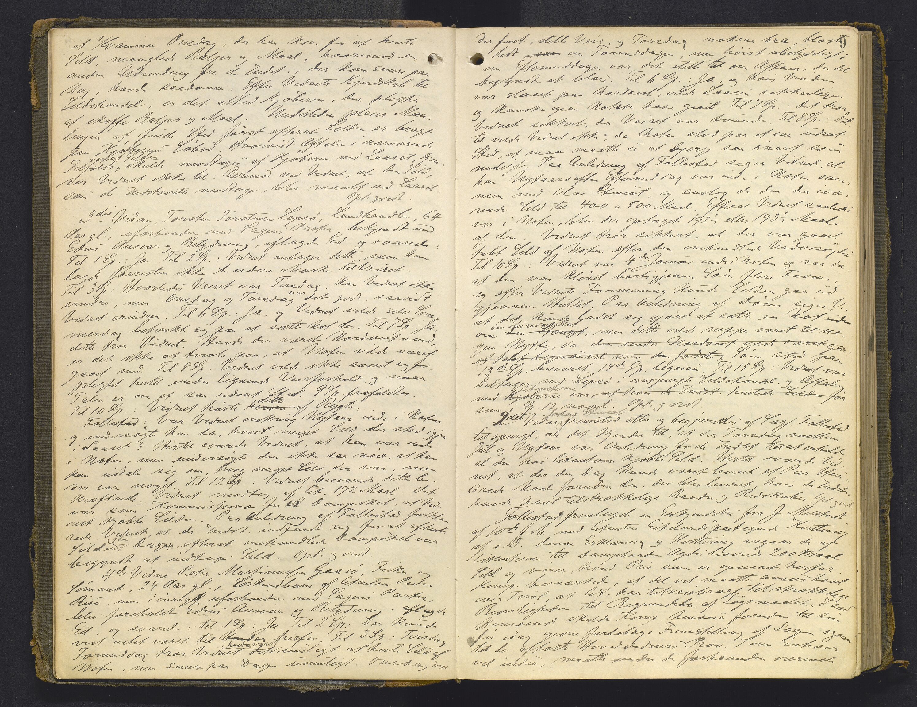 Sunnfjord tingrett, AV/SAB-A-3201/1/F/Fb/Fba/L0054: Ekstrarettsprotokoll, 1891-1908, p. 8b-9a