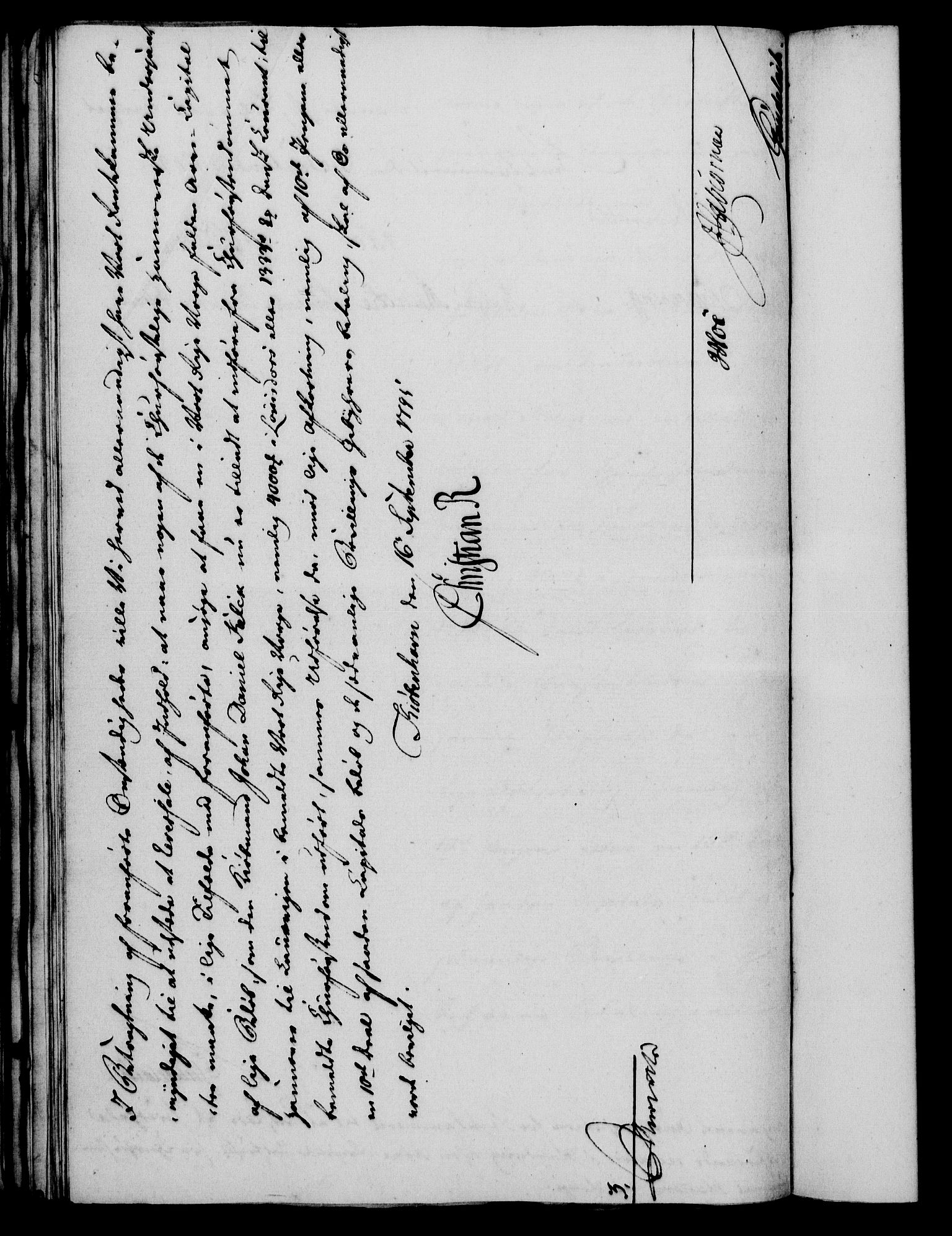 Rentekammeret, Kammerkanselliet, RA/EA-3111/G/Gf/Gfa/L0077: Norsk relasjons- og resolusjonsprotokoll (merket RK 52.77), 1795, p. 375