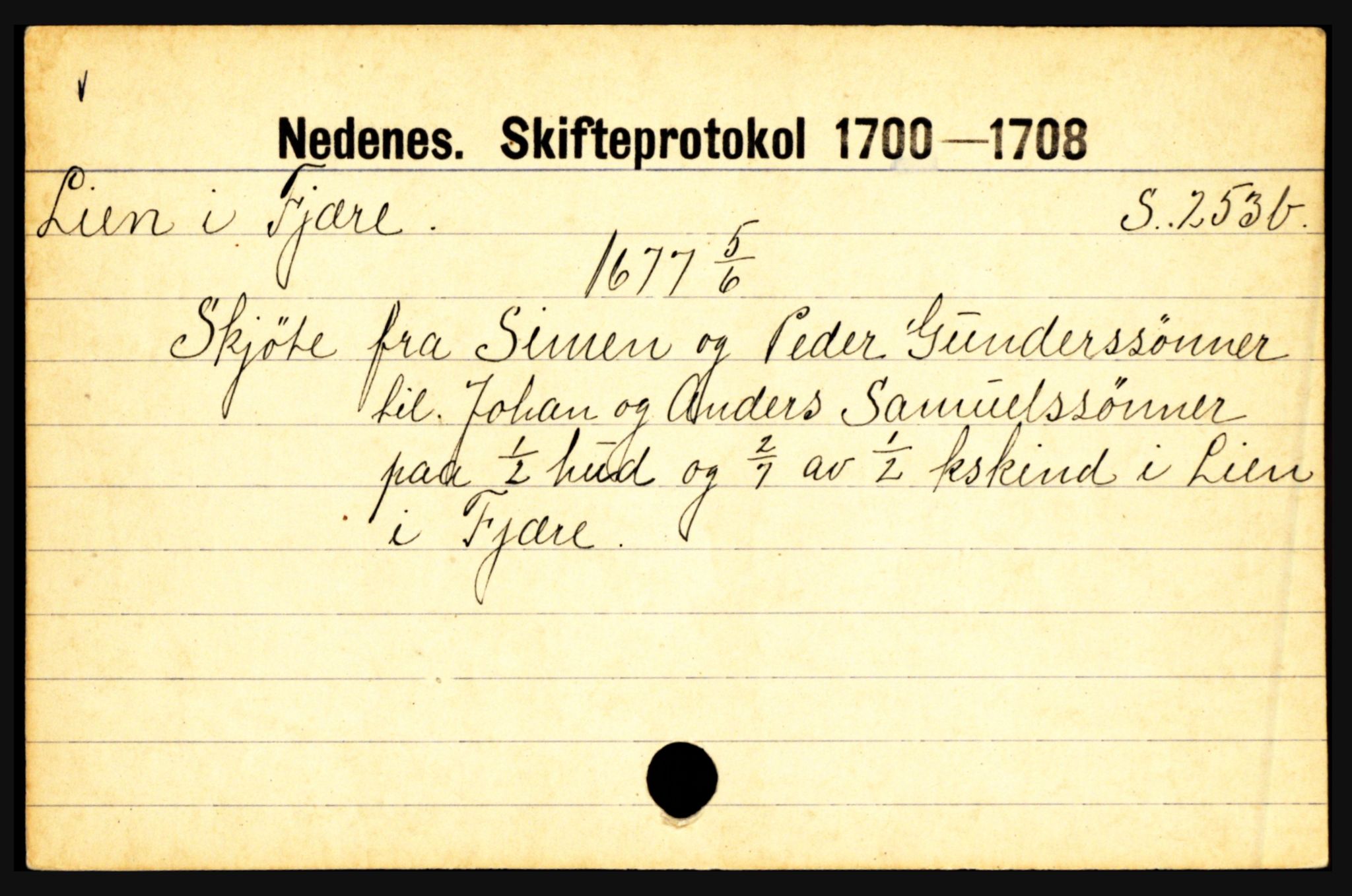 Nedenes sorenskriveri før 1824, AV/SAK-1221-0007/H, p. 17297