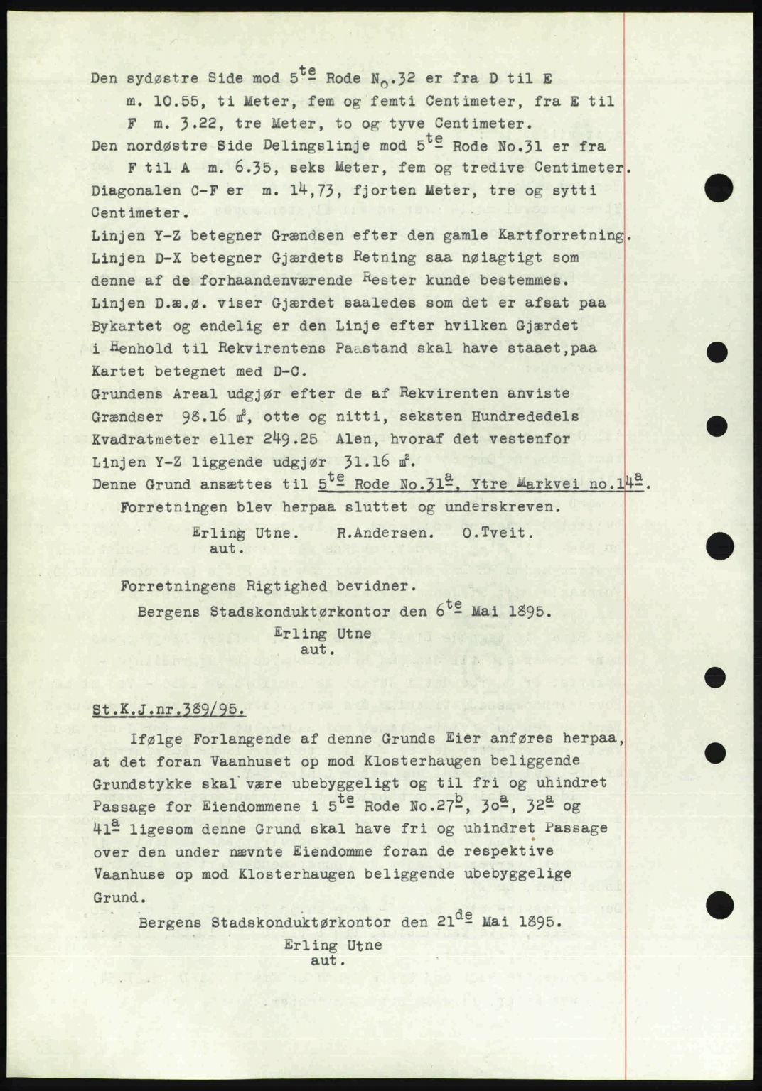 Byfogd og Byskriver i Bergen, SAB/A-3401/03/03Bc/L0022: Mortgage book no. A18, 1946-1946, Diary no: : 2417/1946