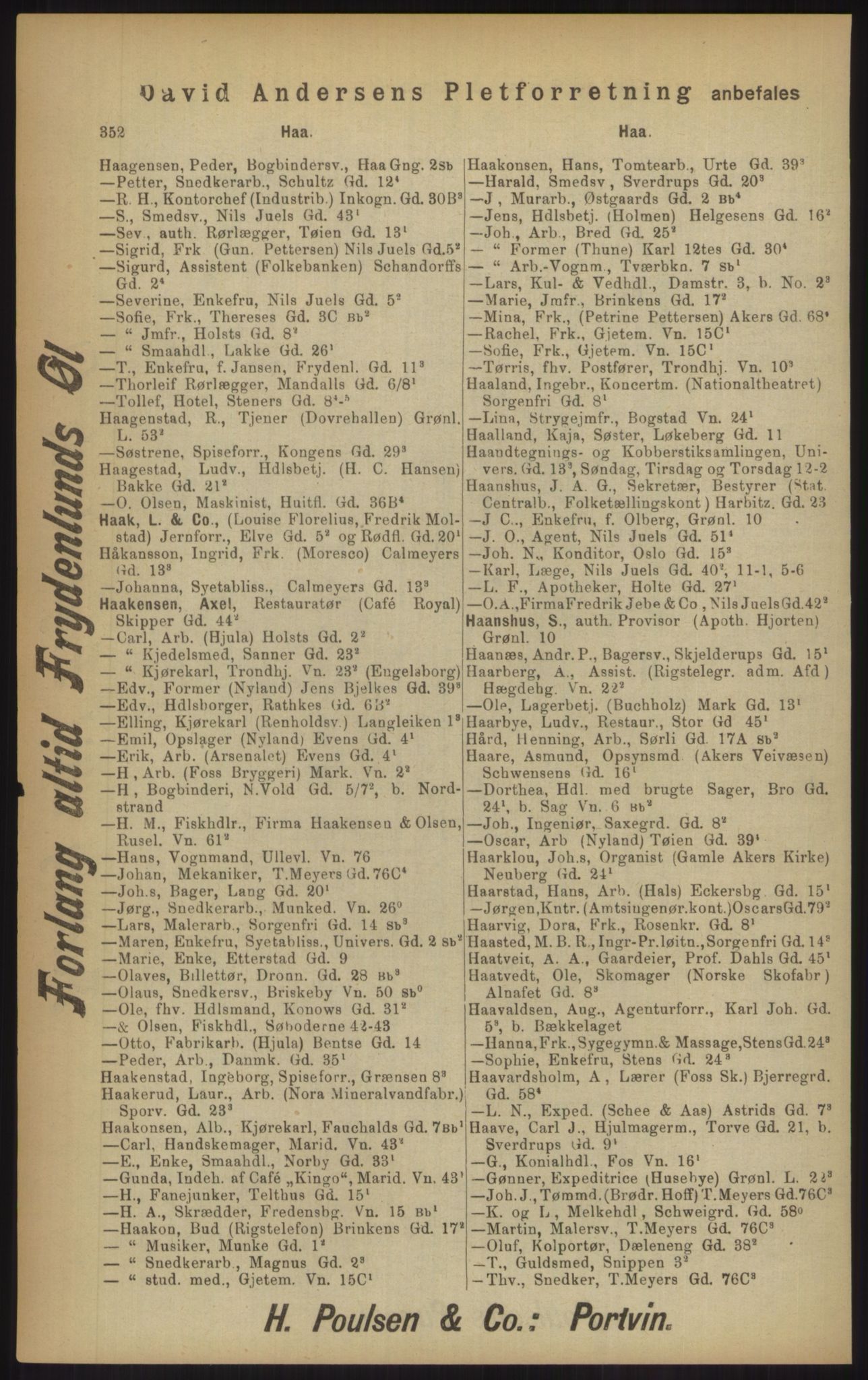 Kristiania/Oslo adressebok, PUBL/-, 1902, p. 352