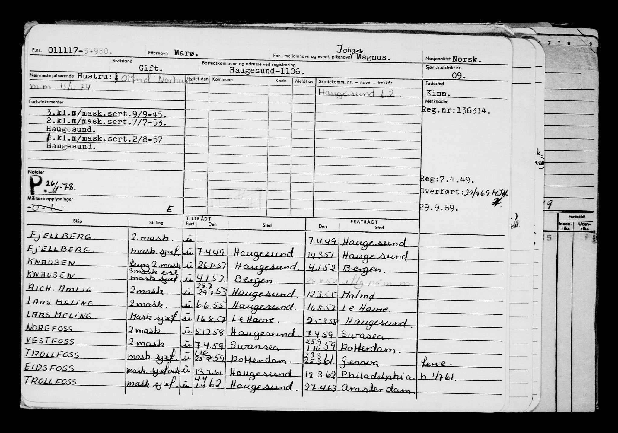 Direktoratet for sjømenn, AV/RA-S-3545/G/Gb/L0153: Hovedkort, 1917, p. 9