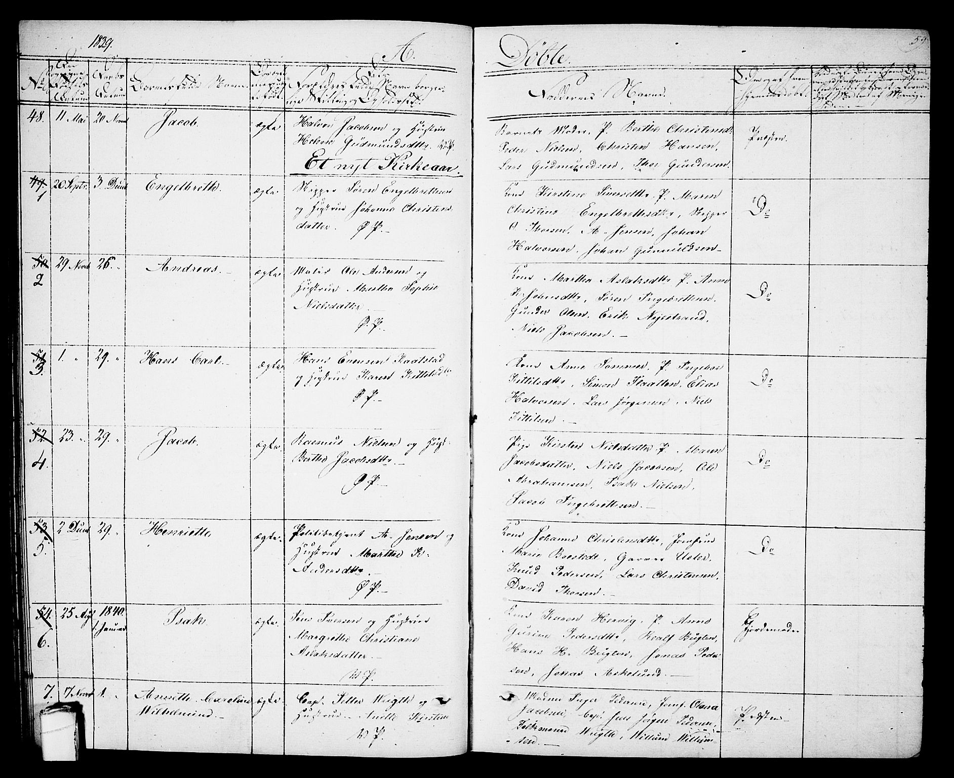 Porsgrunn kirkebøker , AV/SAKO-A-104/G/Gb/L0002: Parish register (copy) no. II 2, 1828-1841, p. 59