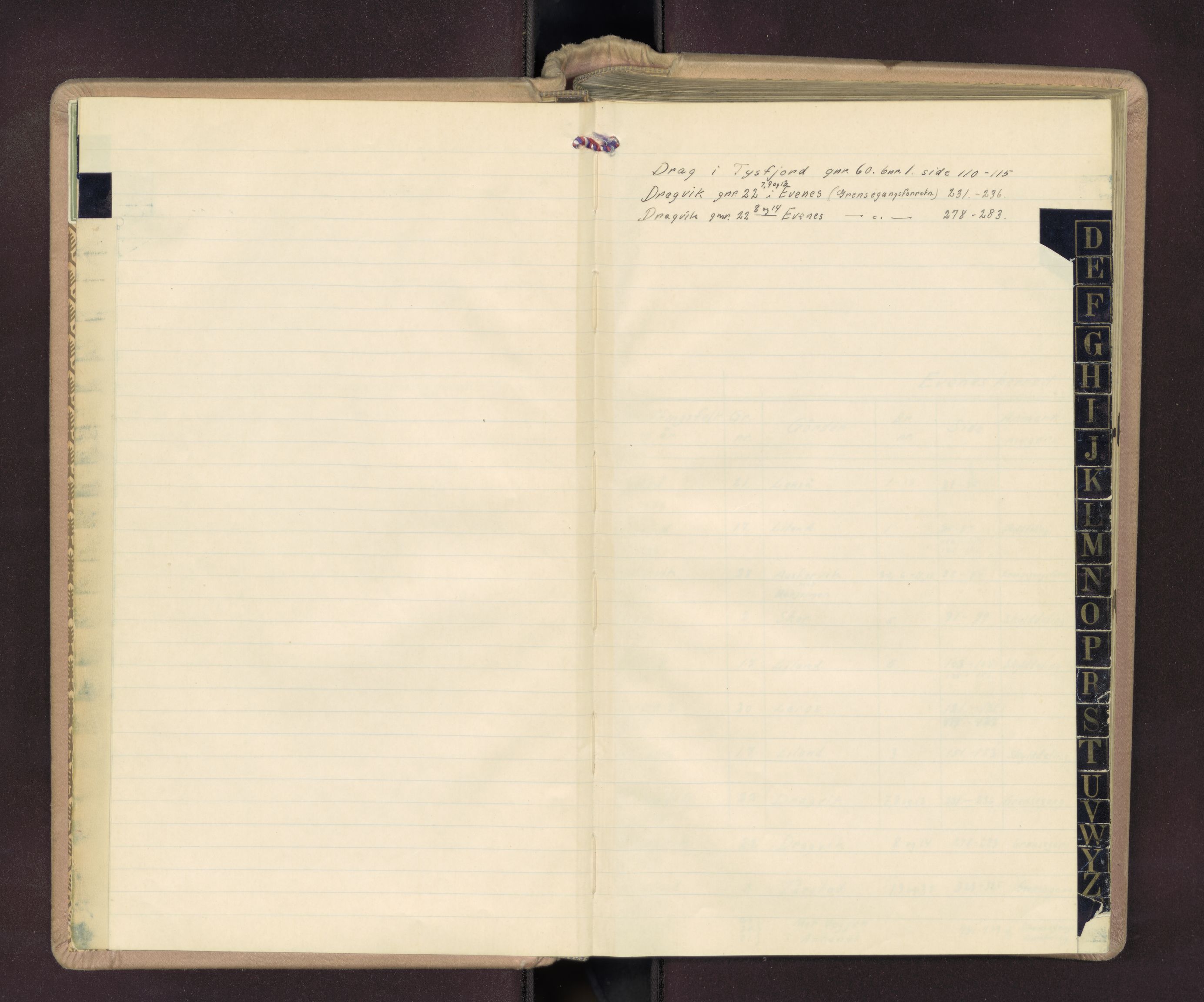 Ofoten jordskifterett, AV/SAT-A-4455/1/1/L0011: Forhandlingsprotokoll for utskiftninqs- formannen i Steigen - Nr. 17., 1936-1942