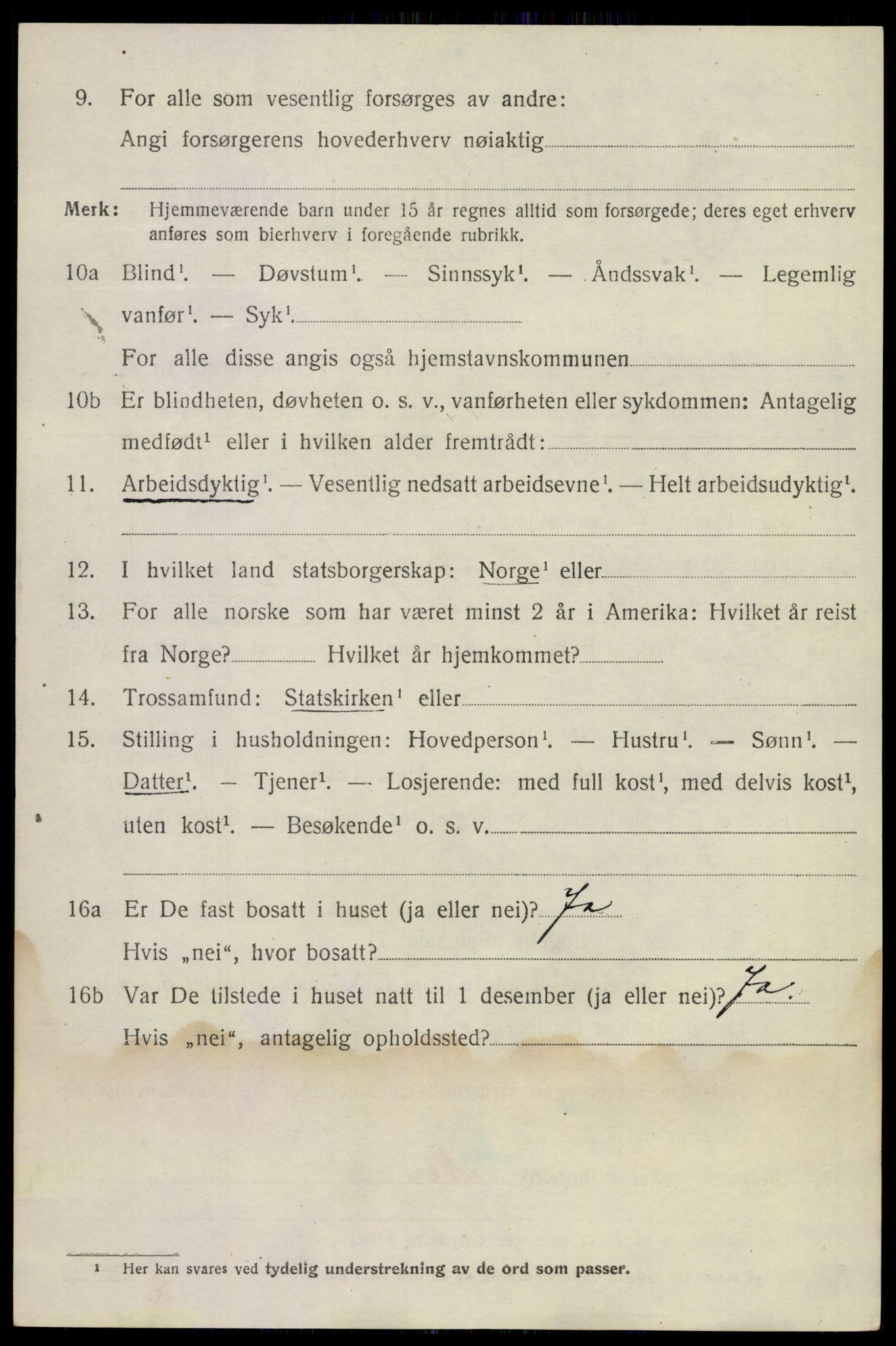 SAKO, 1920 census for Sandeherred, 1920, p. 22901