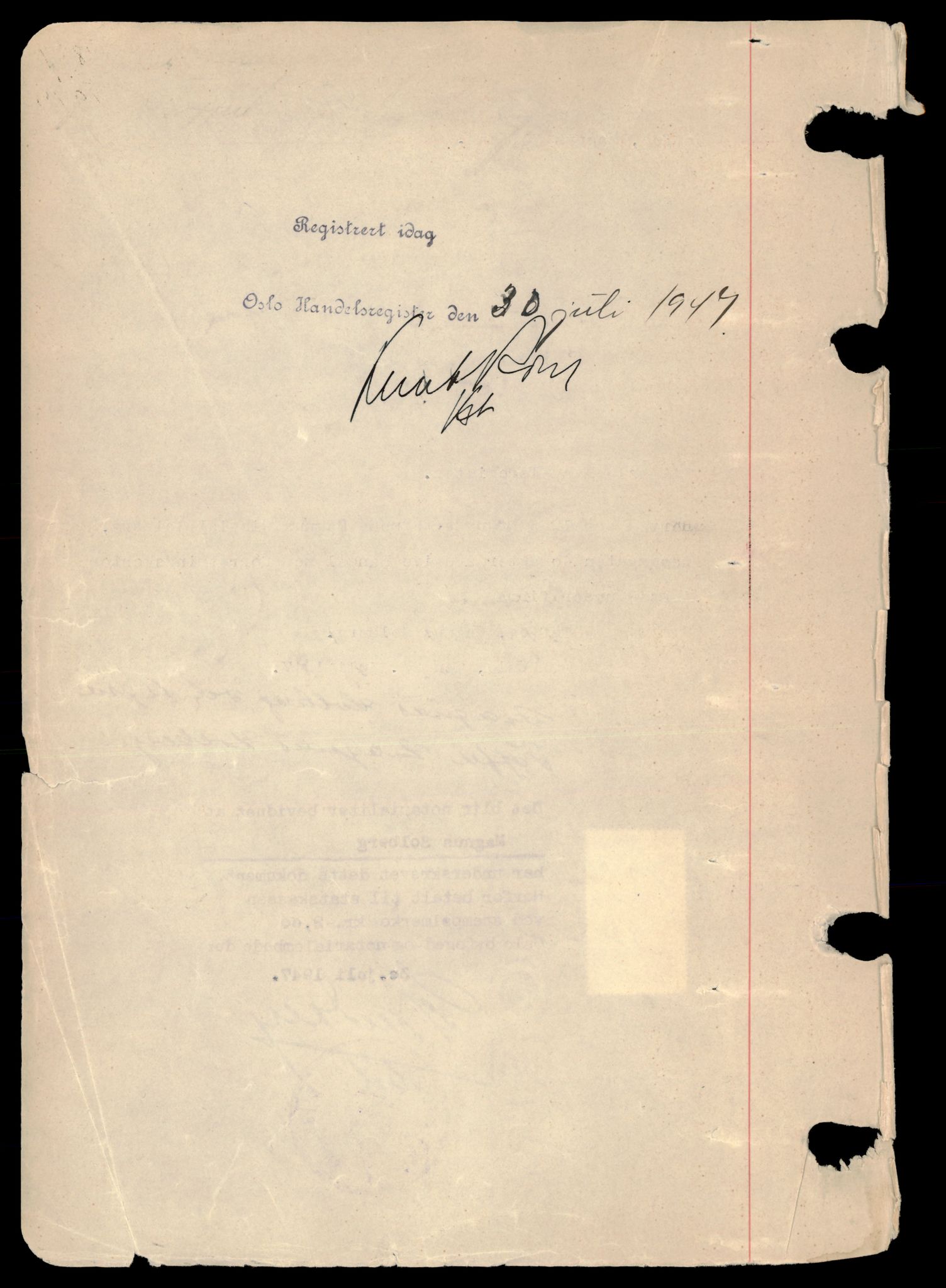Oslo byfogd, Handelsregisteret, AV/SAT-A-10867/G/Gb/Gba/L0039: Enkeltmannsforetak, Tof-Tø, 1944-1990