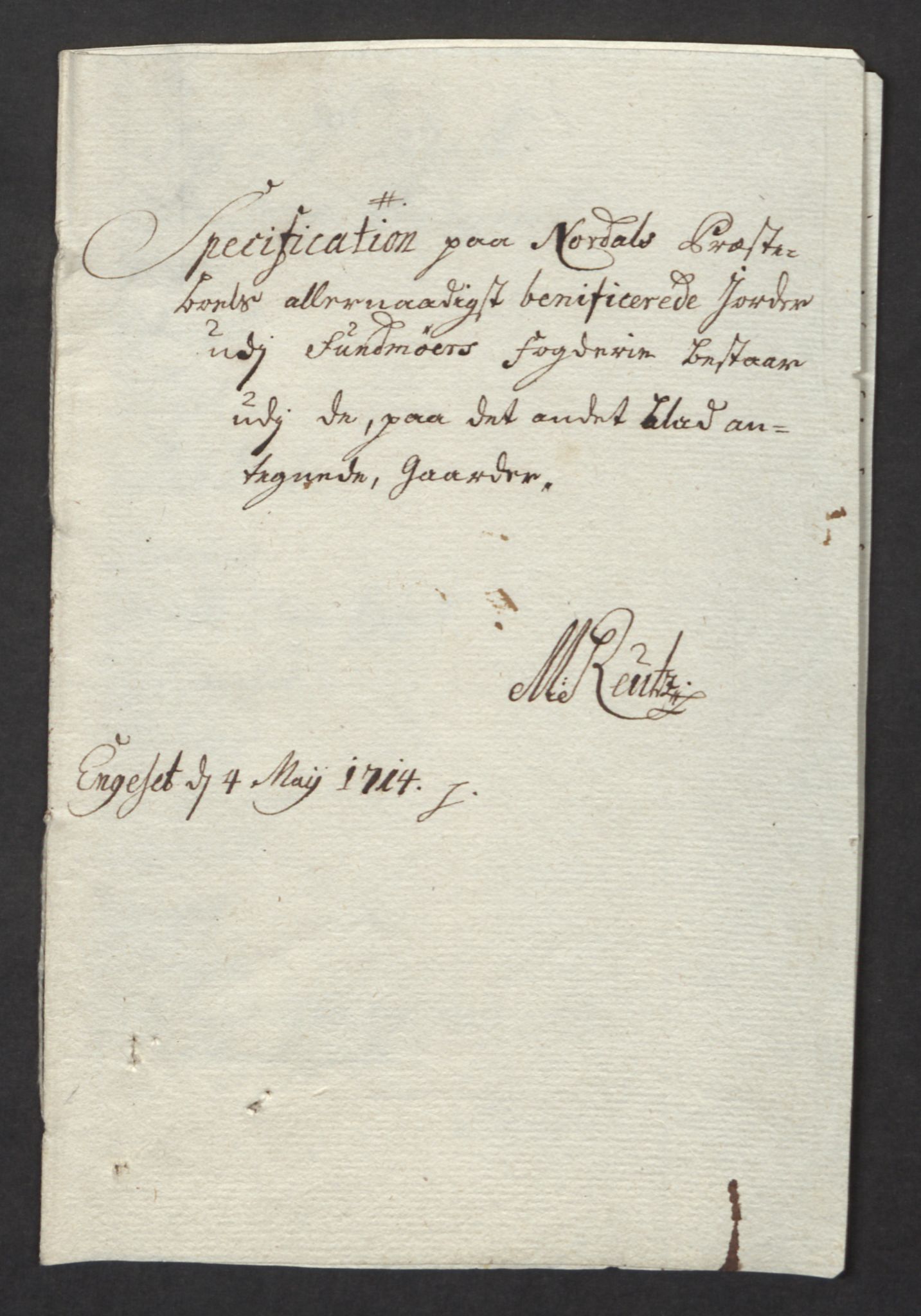 Rentekammeret inntil 1814, Reviderte regnskaper, Fogderegnskap, AV/RA-EA-4092/R54/L3565: Fogderegnskap Sunnmøre, 1712-1713, p. 447