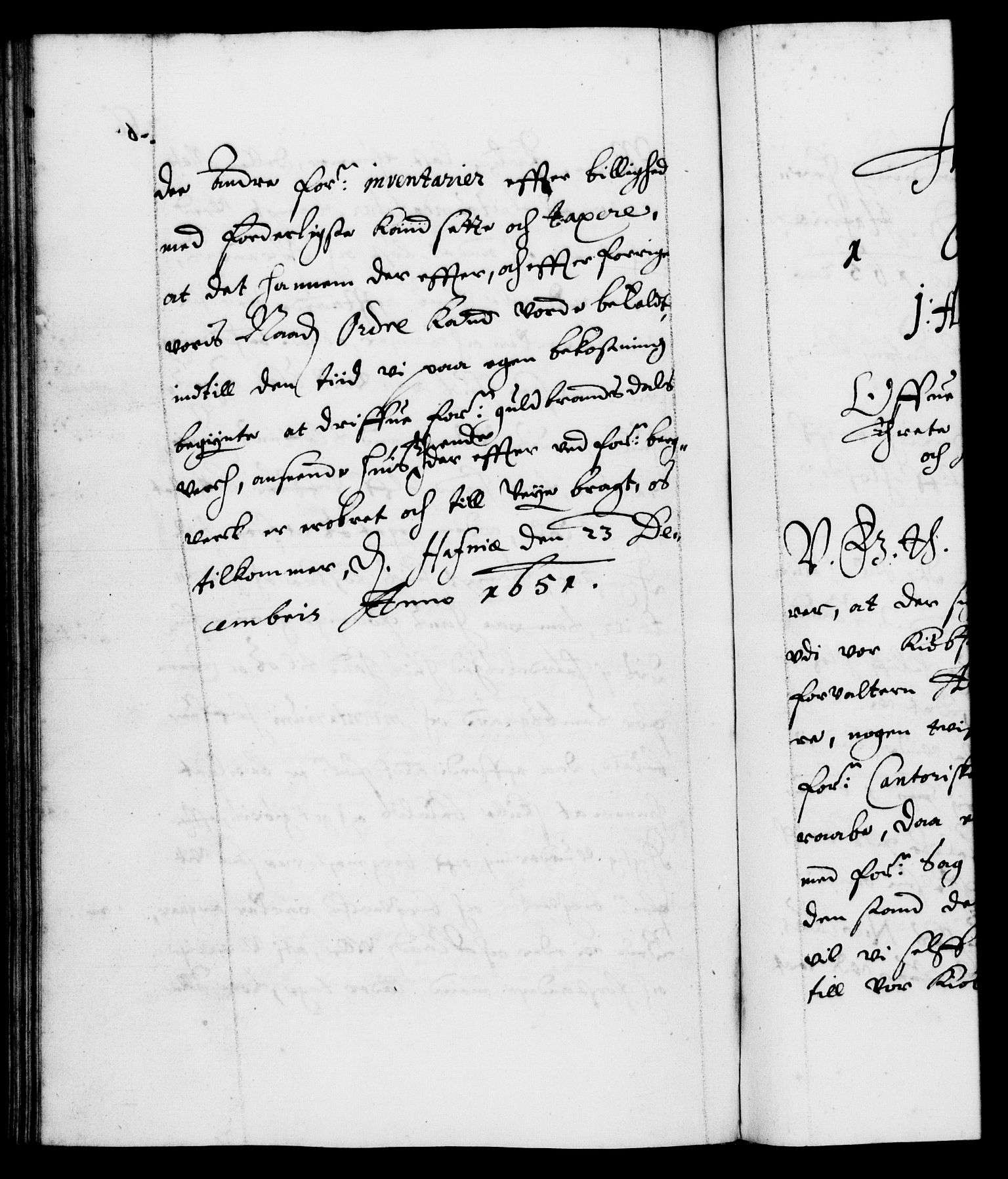 Danske Kanselli 1572-1799, RA/EA-3023/F/Fc/Fca/Fcab/L0008: Norske tegnelser (mikrofilm), 1648-1652, p. 366b