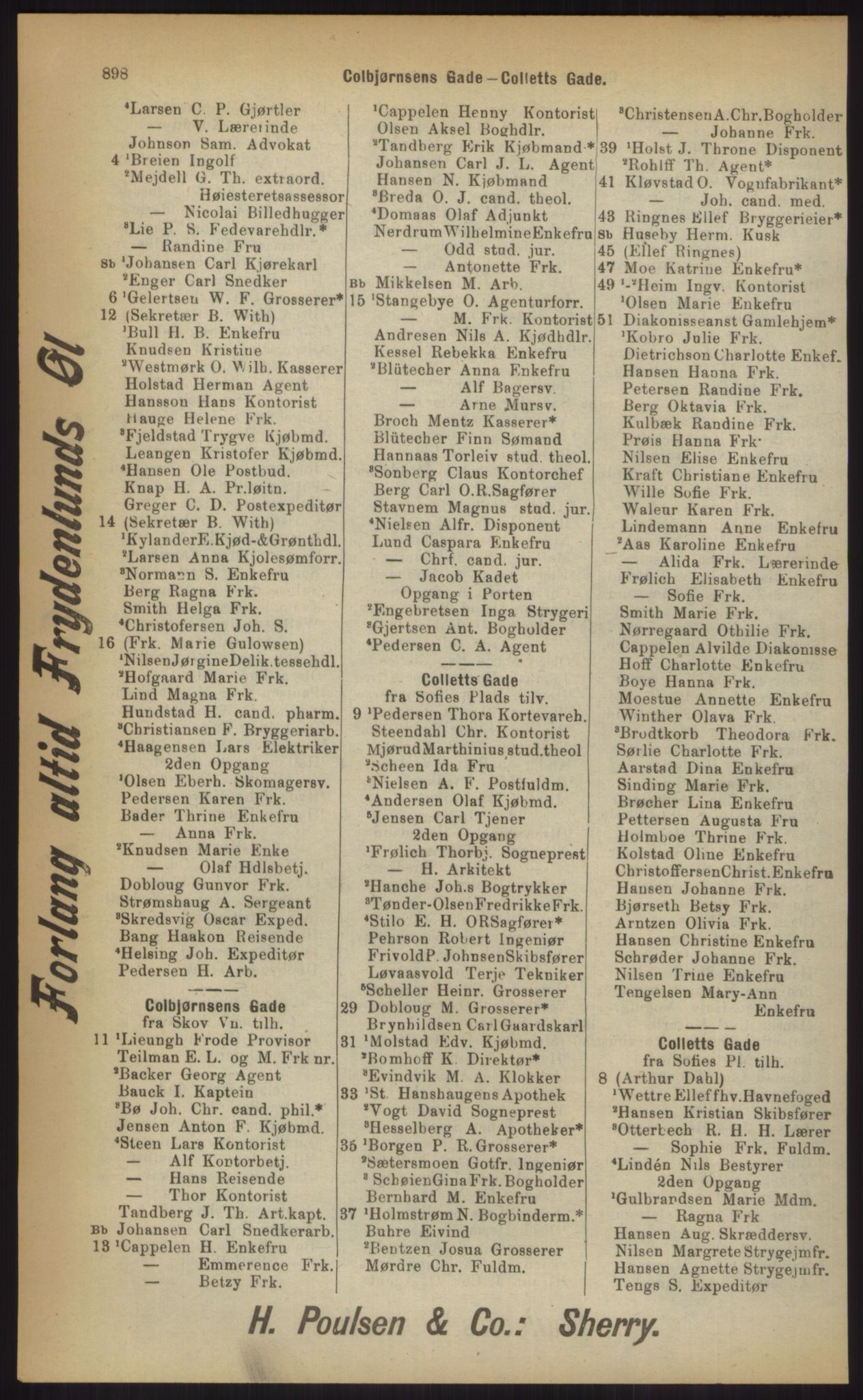 Kristiania/Oslo adressebok, PUBL/-, 1903, p. 898