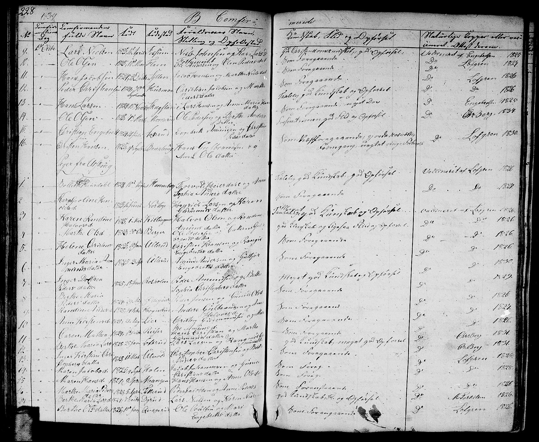 Aurskog prestekontor Kirkebøker, AV/SAO-A-10304a/G/Ga/L0002: Parish register (copy) no. I 2, 1829-1857, p. 228