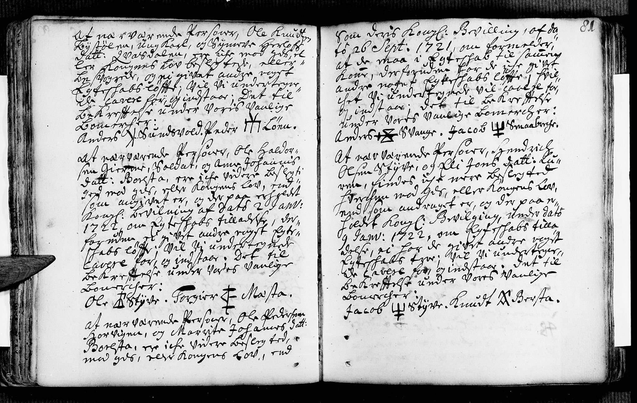 Voss sokneprestembete, AV/SAB-A-79001/H/Haa: Parish register (official) no. A 2, 1709-1730, p. 81