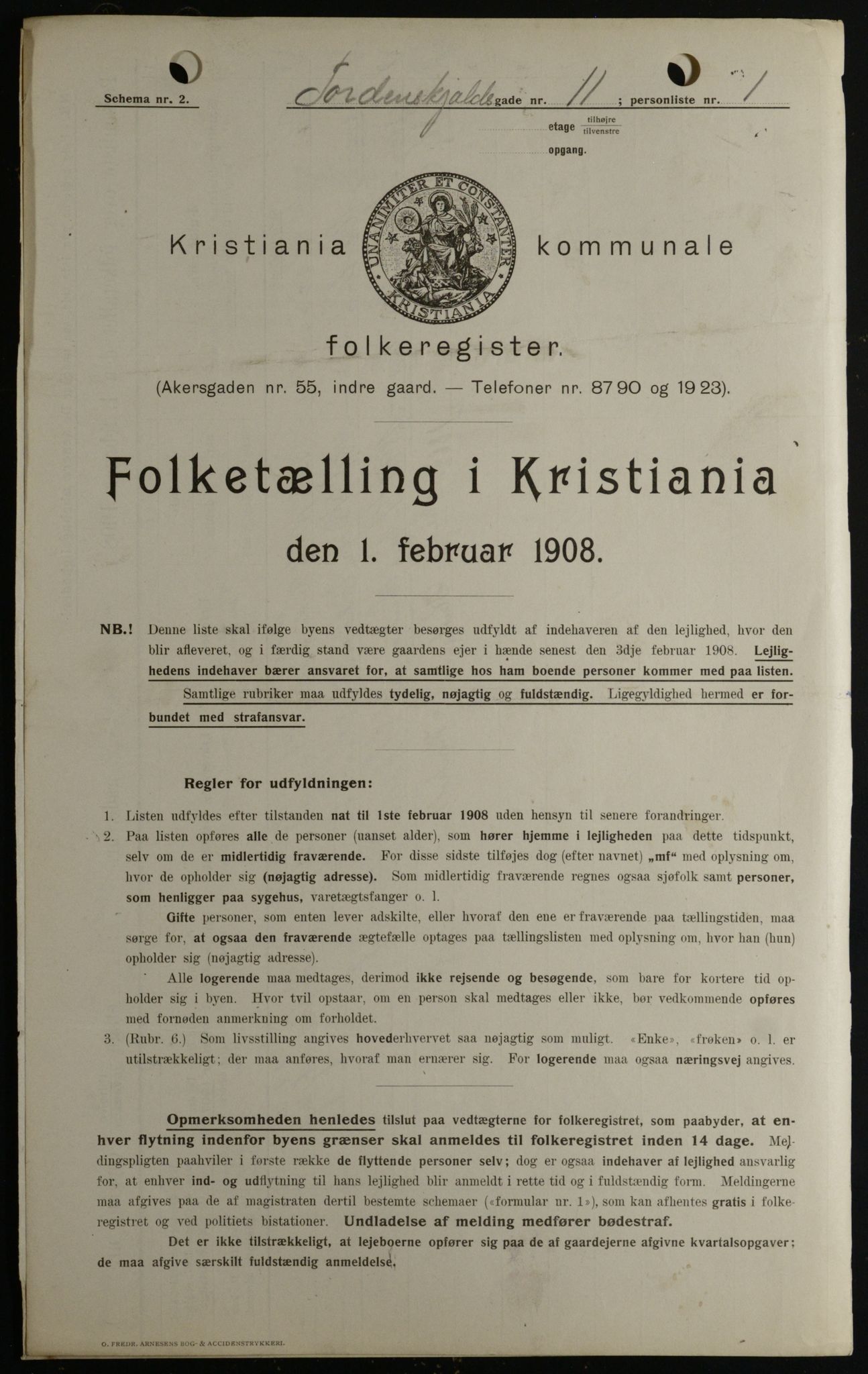 OBA, Municipal Census 1908 for Kristiania, 1908, p. 102371