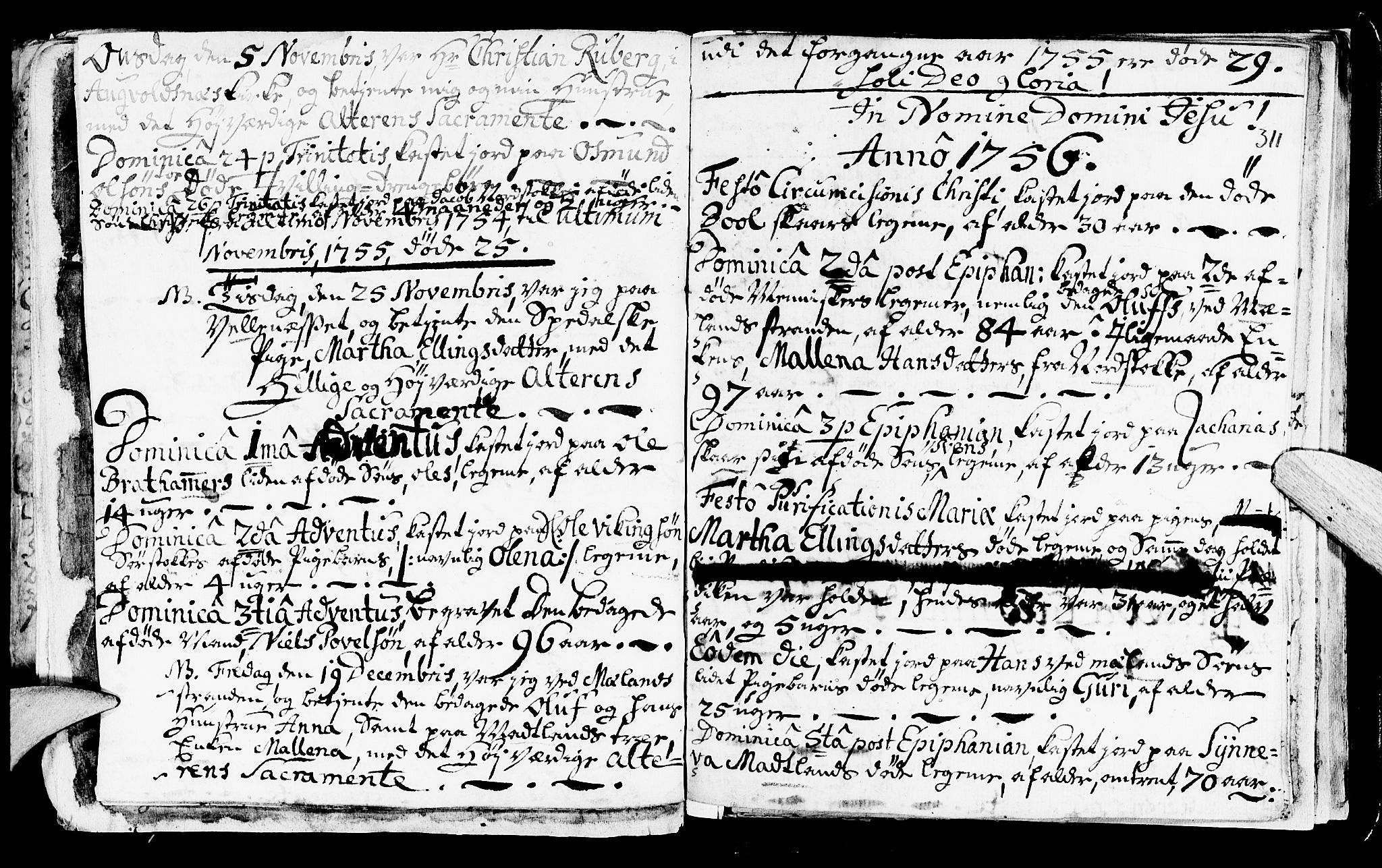 Avaldsnes sokneprestkontor, AV/SAST-A -101851/H/Ha/Haa/L0001: Parish register (official) no. A 1, 1711-1764, p. 311