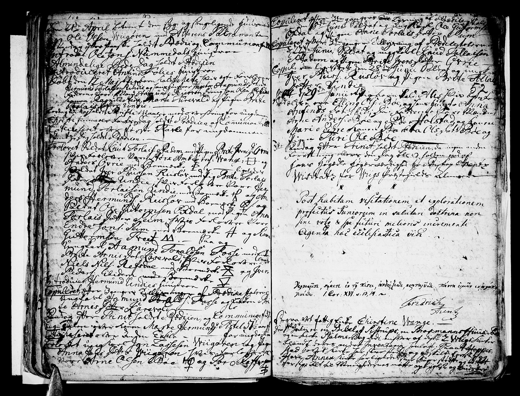 Vik sokneprestembete, SAB/A-81501: Parish register (official) no. A 3 /1, 1755-1771, p. 52